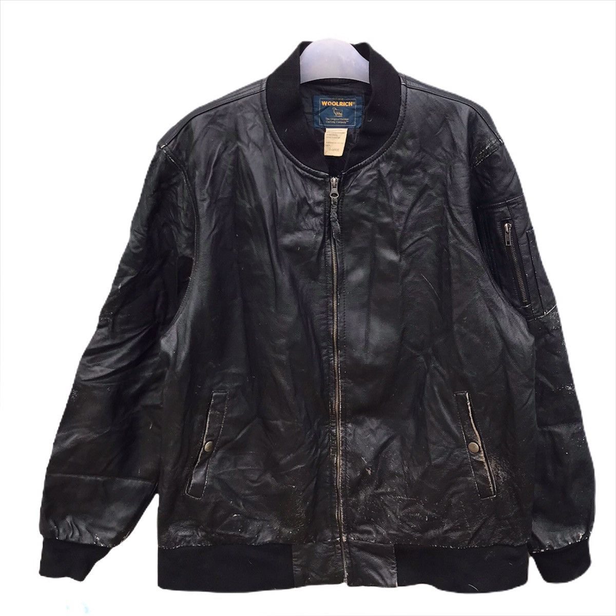 Woolrich Woolen Mills Vintage Woolrich leather jacket Size US XL / EU 56 / 4 - 1 Thumbnail