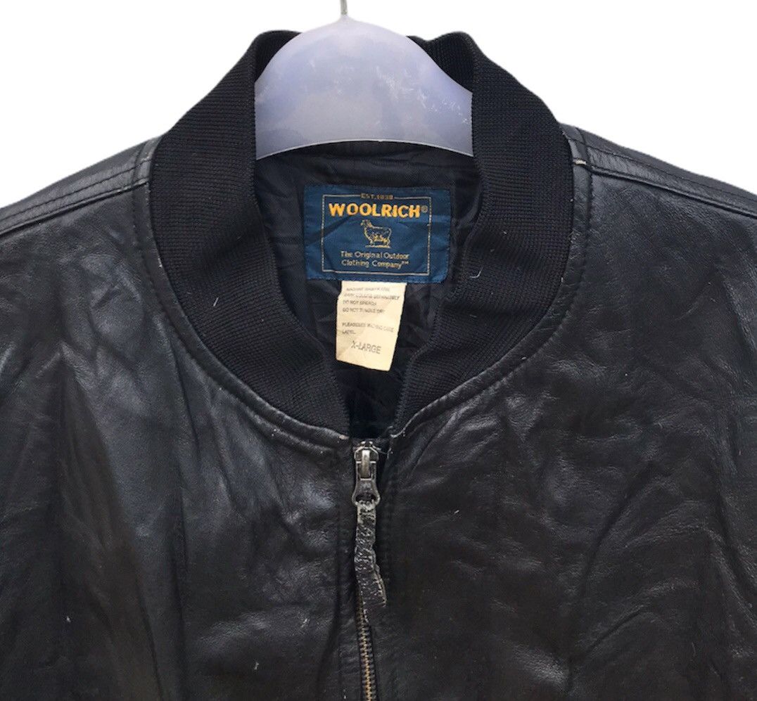 Woolrich Woolen Mills Vintage Woolrich leather jacket Size US XL / EU 56 / 4 - 2 Thumbnail