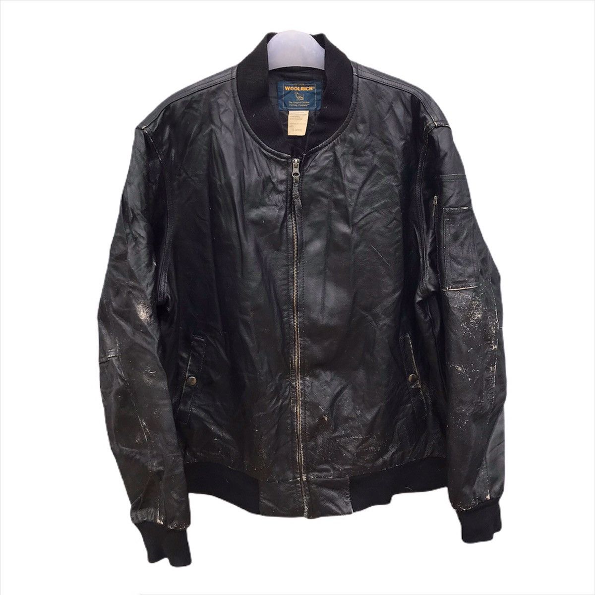 Woolrich Woolen Mills Vintage Woolrich leather jacket Size US XL / EU 56 / 4 - 4 Thumbnail