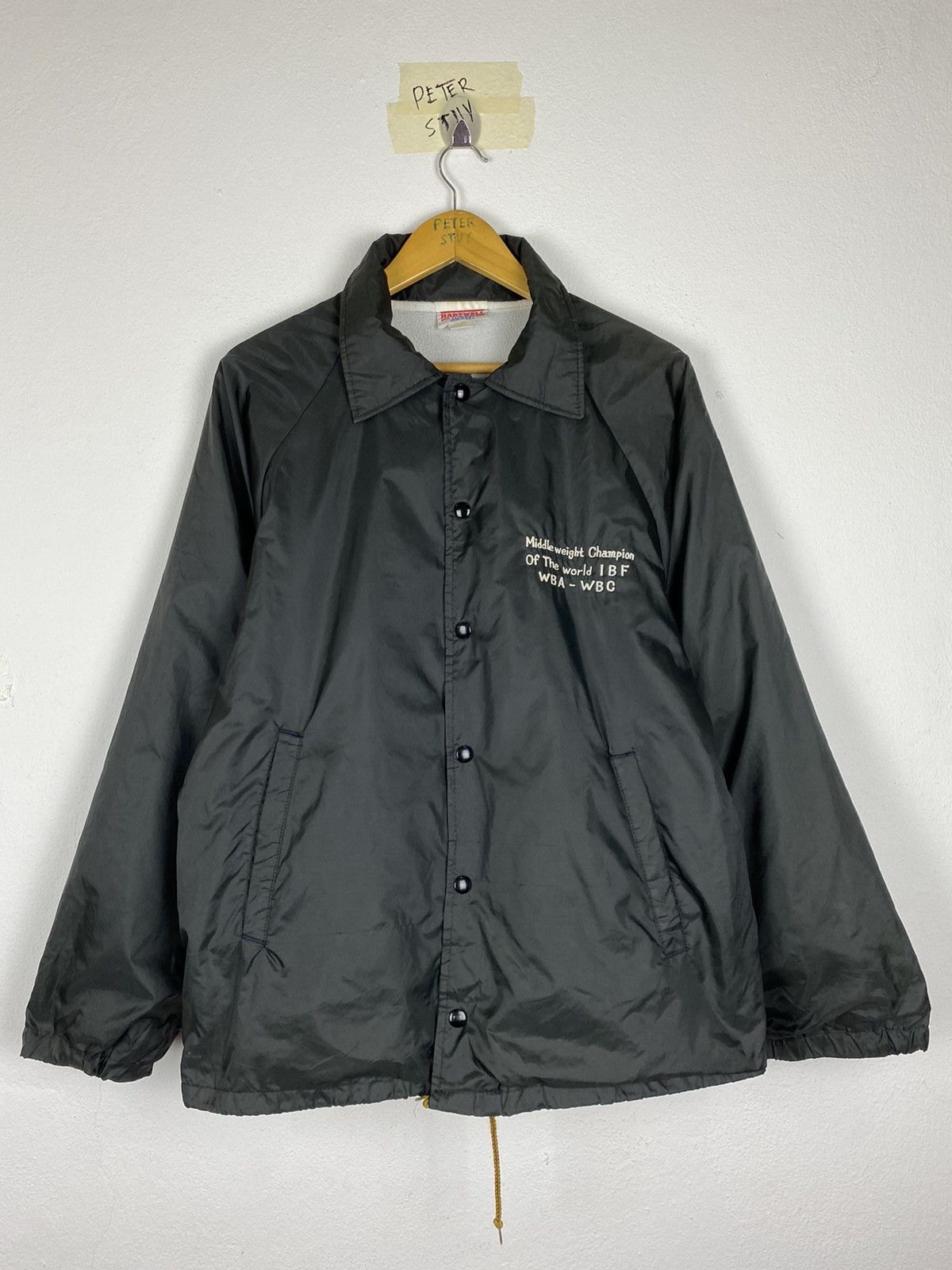 Vintage Vtg Middle Weight Champion Of The World Nylon Jacket Size US L / EU 52-54 / 3 - 2 Thumbnail