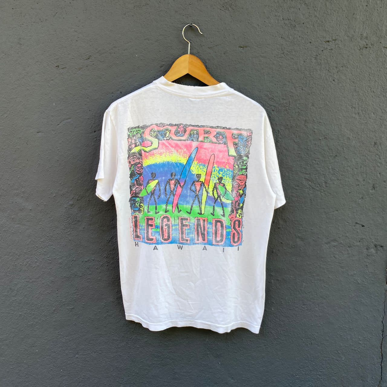 Vintage 90’s Distressed Surf Legends Hawaii Tee