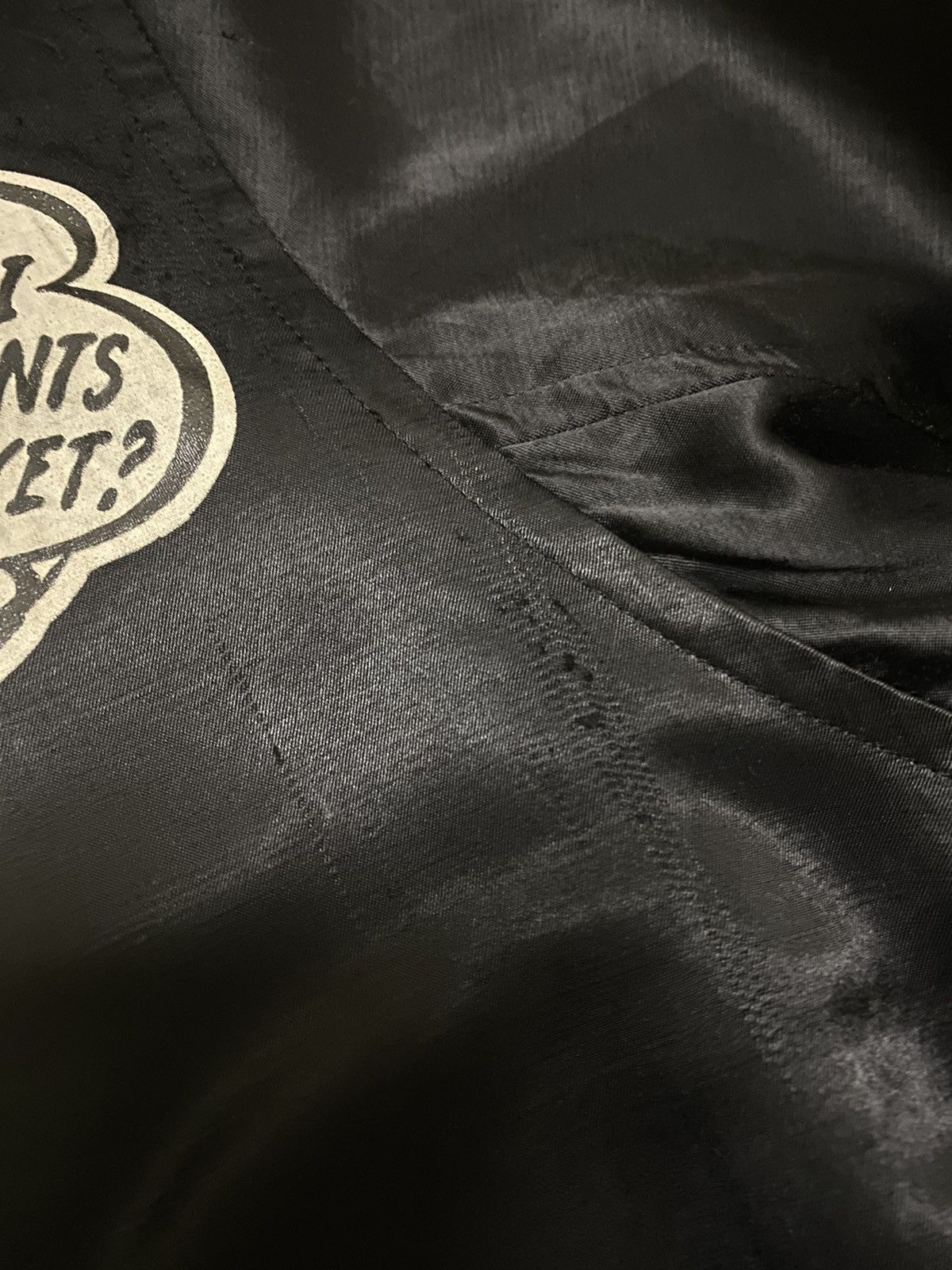 Hysteric Glamour × Vintage VTG 80’s Hysteric Glamour Bomber Jacket Naked “Live On Love” Size US M / EU 48-50 / 2 - 9 Thumbnail