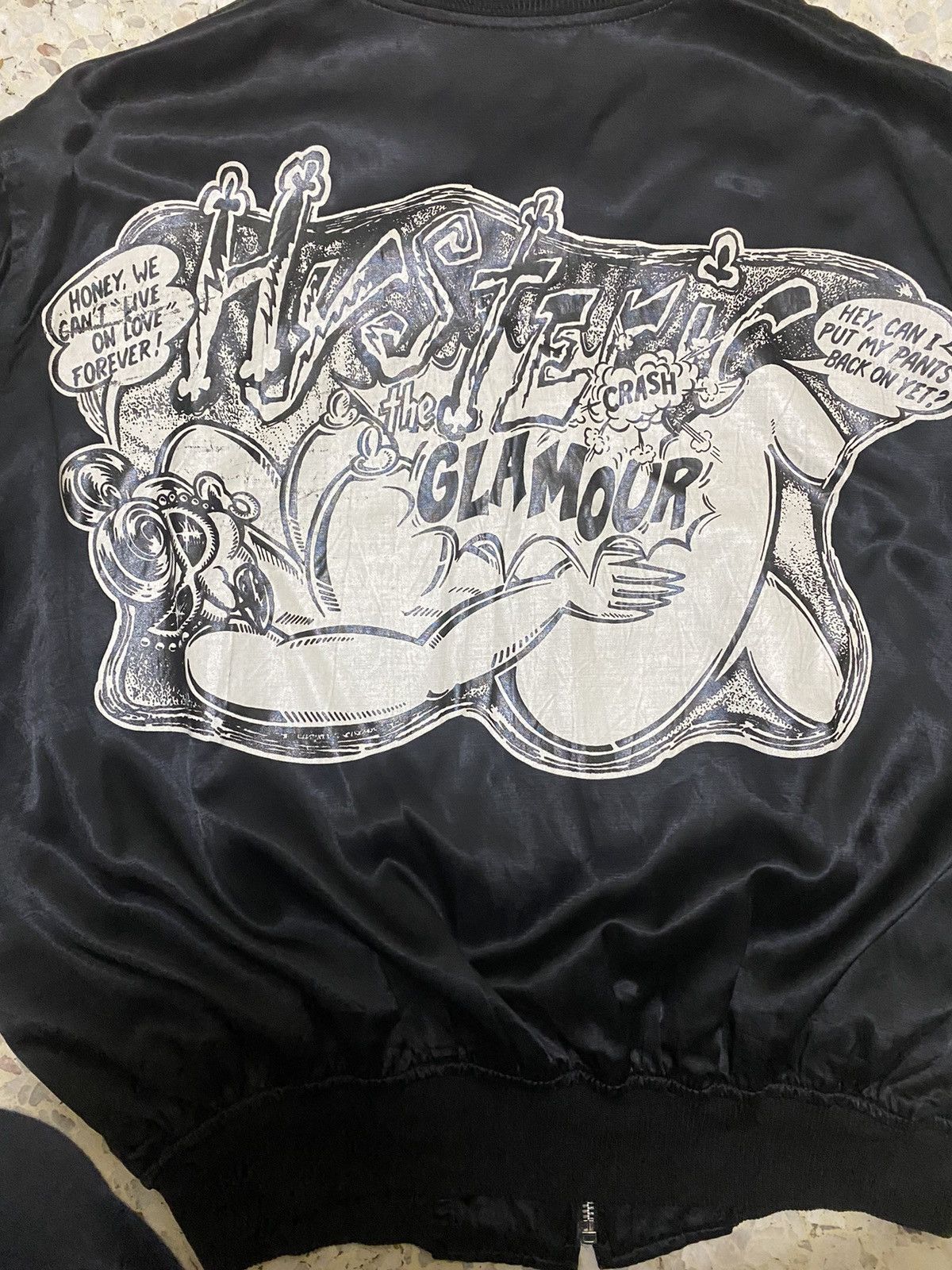 Hysteric Glamour × Vintage VTG 80’s Hysteric Glamour Bomber Jacket Naked “Live On Love” Size US M / EU 48-50 / 2 - 8 Thumbnail