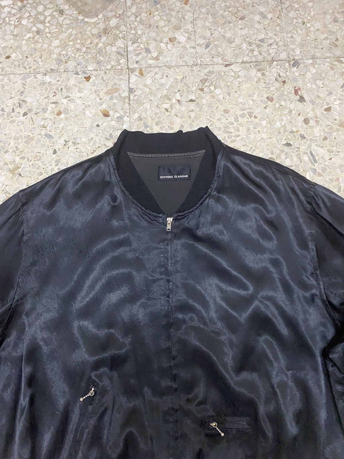 Hysteric Glamour × Vintage VTG 80’s Hysteric Glamour Bomber Jacket Naked “Live On Love” Size US M / EU 48-50 / 2 - 3 Thumbnail