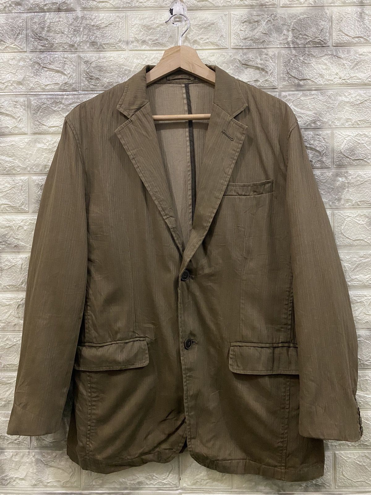 Issey Miyake × Japanese Brand Issey miyake by D’homme Ahomme cotton jacket Size US M / EU 48-50 / 2 - 2 Thumbnail