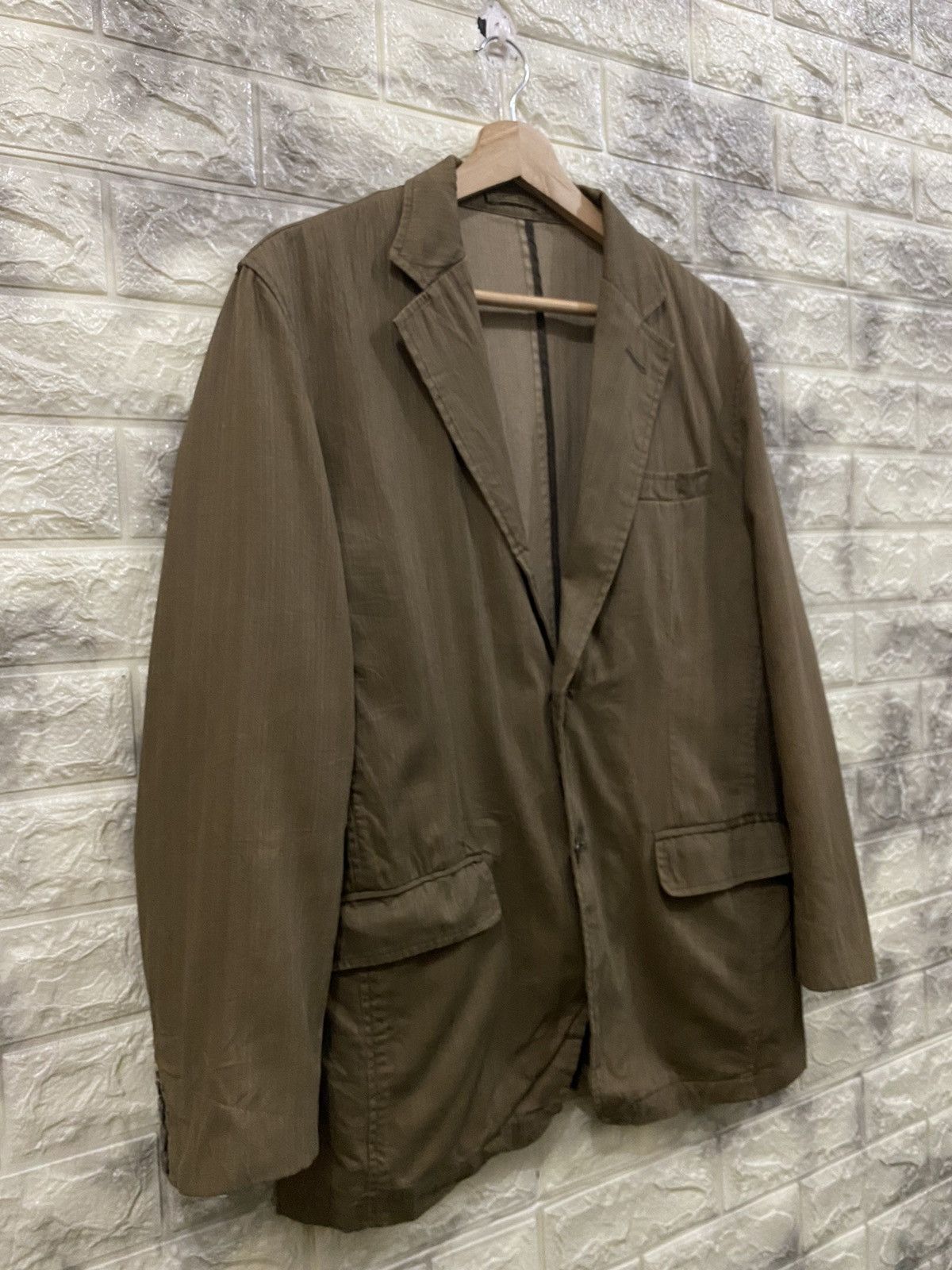 Issey Miyake × Japanese Brand Issey miyake by D’homme Ahomme cotton jacket Size US M / EU 48-50 / 2 - 4 Thumbnail