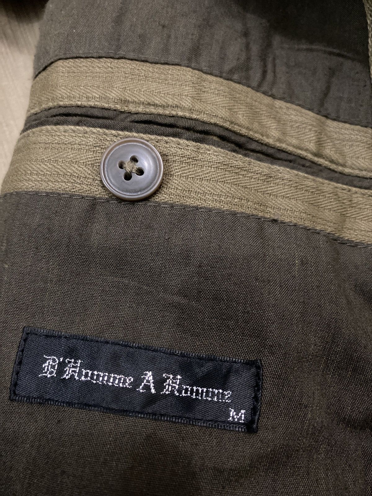 Issey Miyake × Japanese Brand Issey miyake by D’homme Ahomme cotton jacket Size US M / EU 48-50 / 2 - 12 Thumbnail