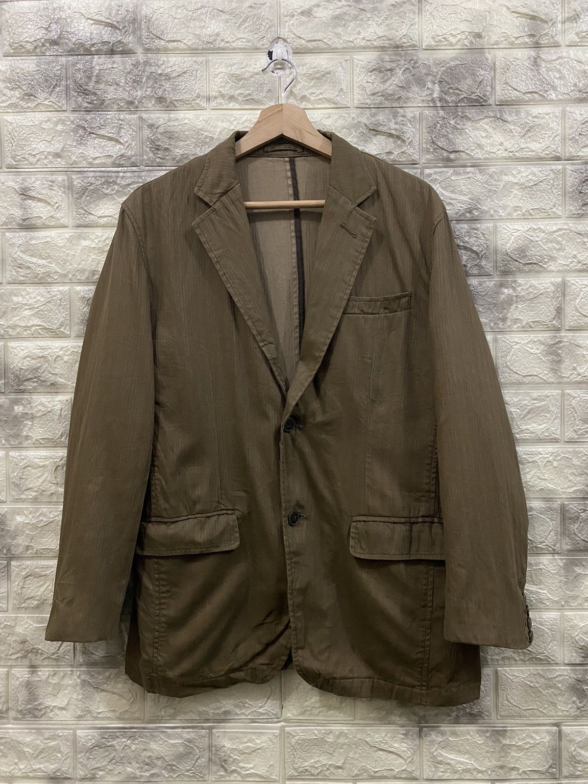 Issey Miyake × Japanese Brand Issey miyake by D’homme Ahomme cotton jacket Size US M / EU 48-50 / 2 - 1 Thumbnail