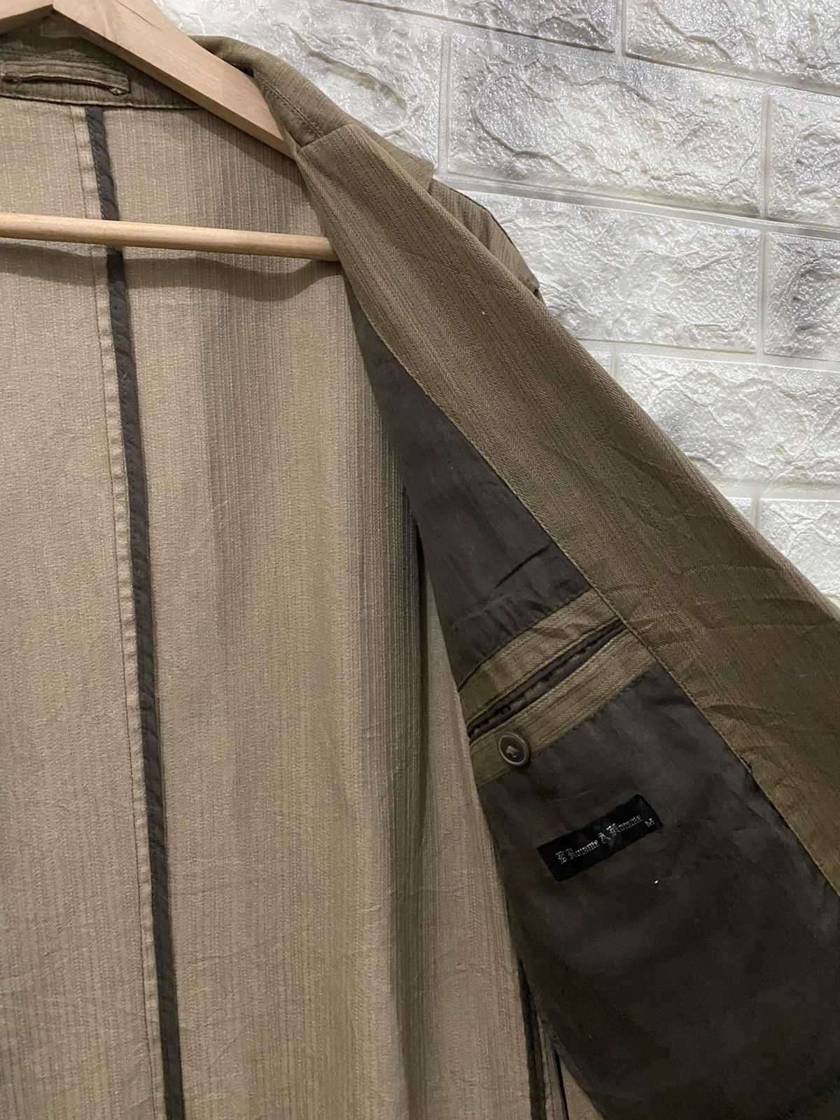 Issey Miyake × Japanese Brand Issey miyake by D’homme Ahomme cotton jacket Size US M / EU 48-50 / 2 - 10 Thumbnail