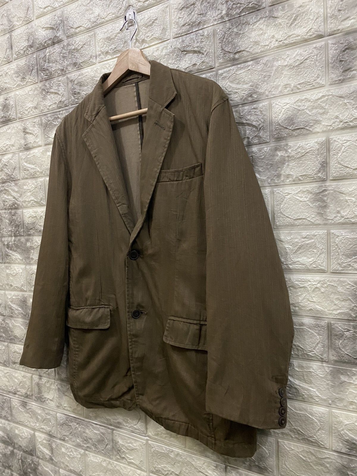 Issey Miyake × Japanese Brand Issey miyake by D’homme Ahomme cotton jacket Size US M / EU 48-50 / 2 - 3 Thumbnail
