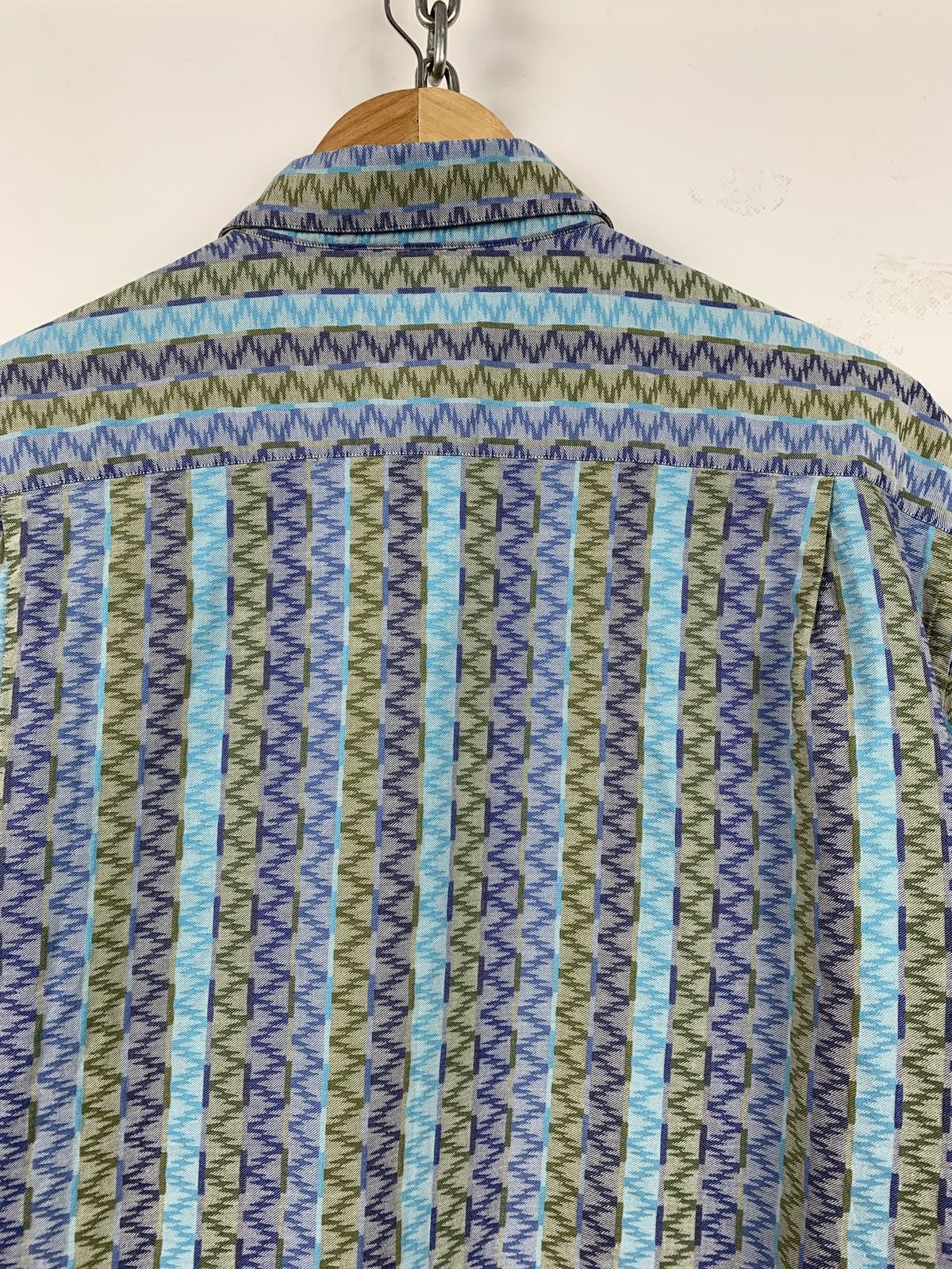 Missoni Vintage Missoni Sport Short Sleeve Button Up Shirt Size US L / EU 52-54 / 3 - 11 Thumbnail