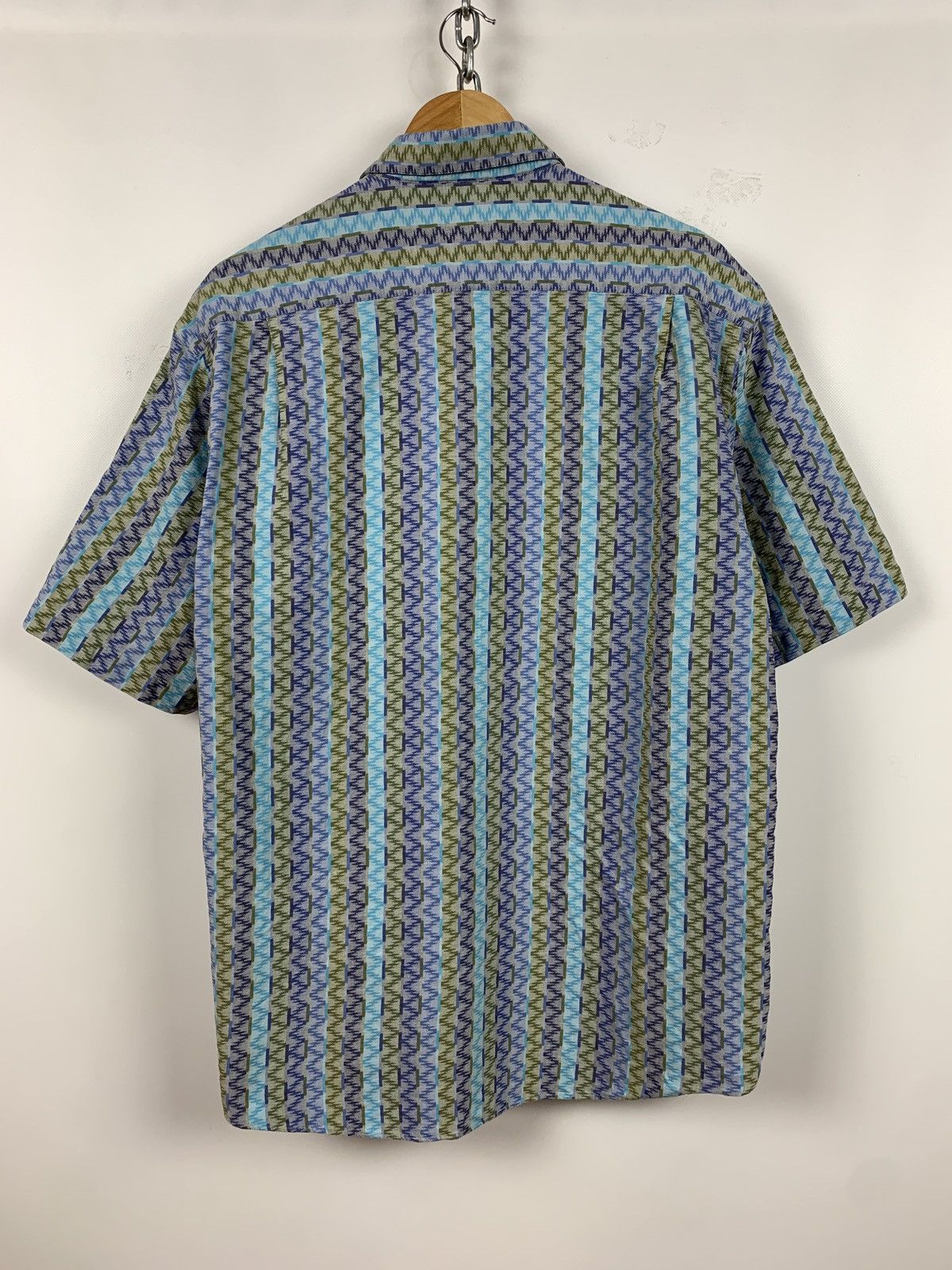 Missoni Vintage Missoni Sport Short Sleeve Button Up Shirt Size US L / EU 52-54 / 3 - 2 Thumbnail
