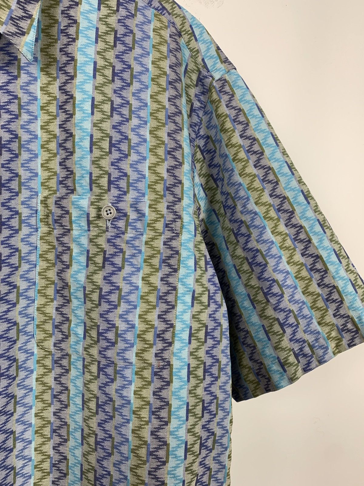 Missoni Vintage Missoni Sport Short Sleeve Button Up Shirt Size US L / EU 52-54 / 3 - 7 Thumbnail