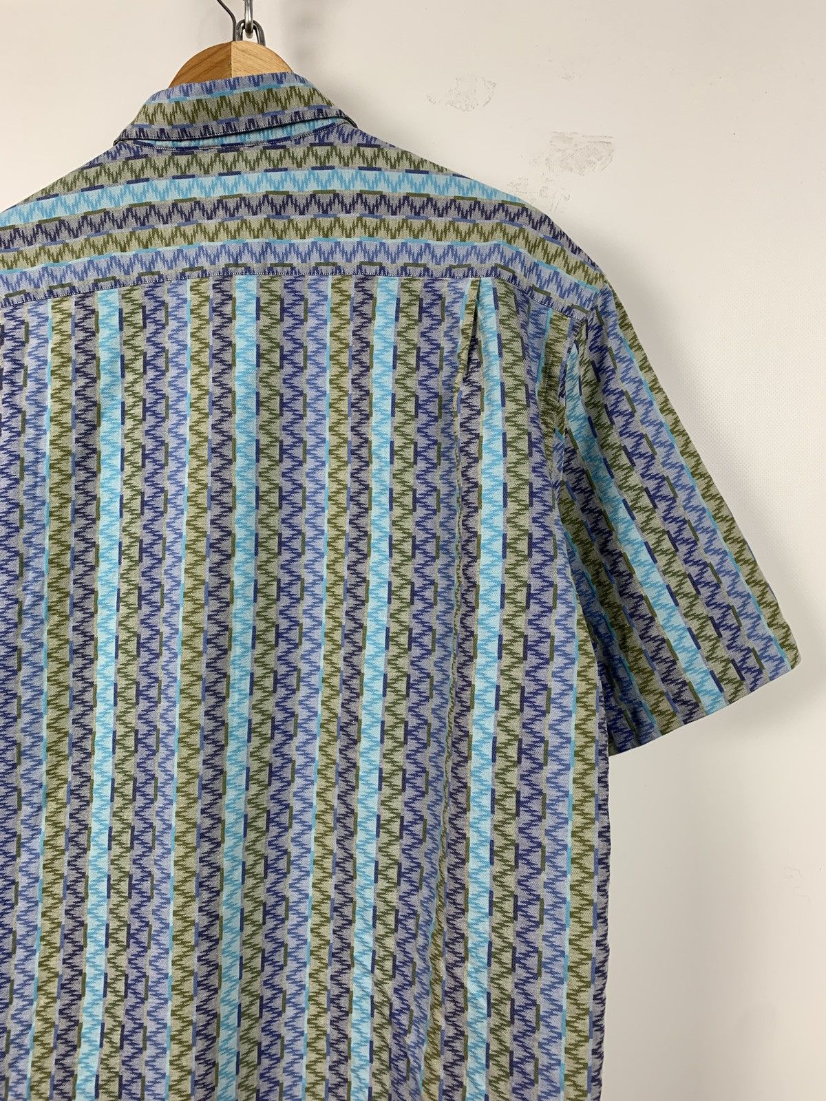 Missoni Vintage Missoni Sport Short Sleeve Button Up Shirt Size US L / EU 52-54 / 3 - 10 Thumbnail