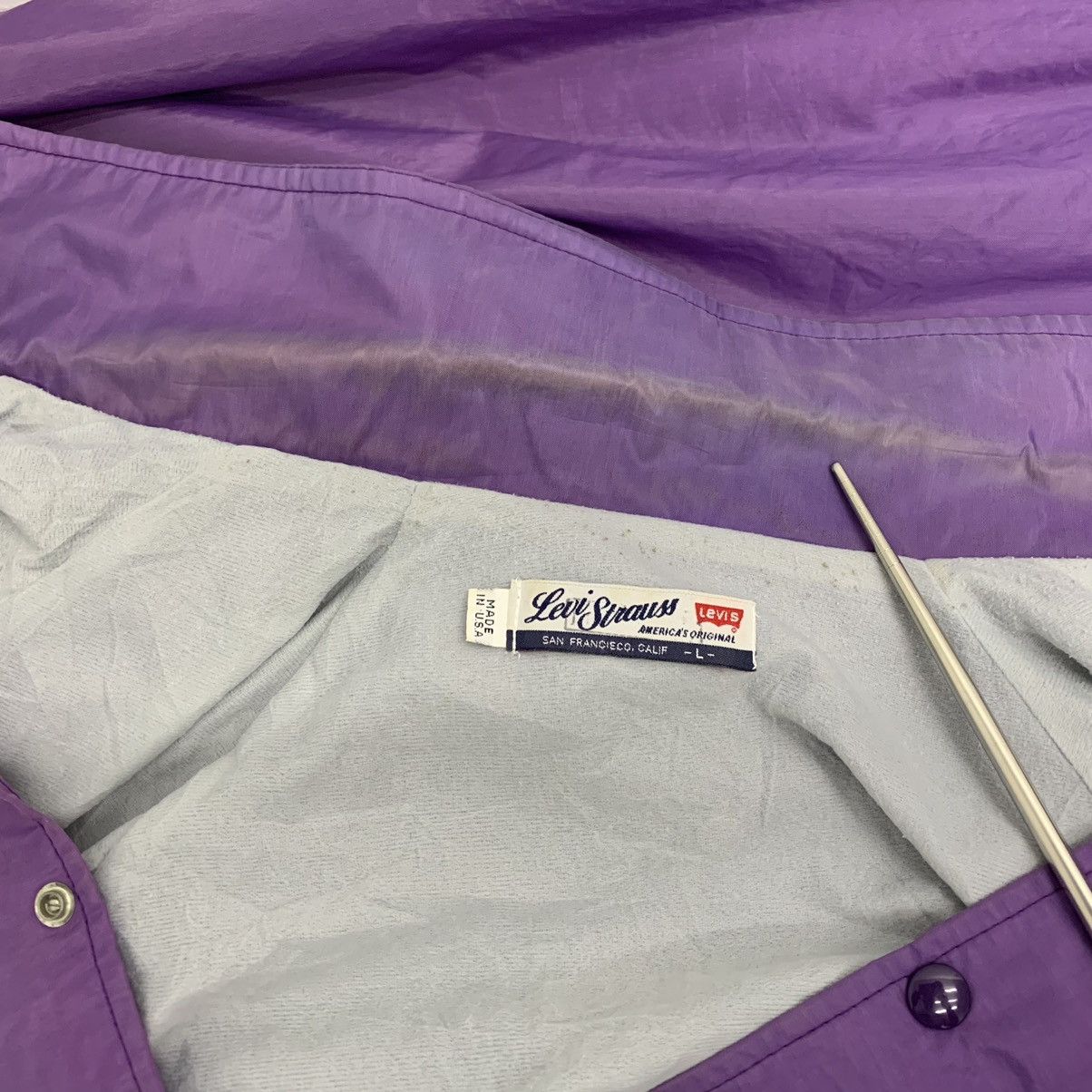 Levi's × Vintage Vintage Levis Japan Snap Button Coach Jacket Size US L / EU 52-54 / 3 - 9 Thumbnail