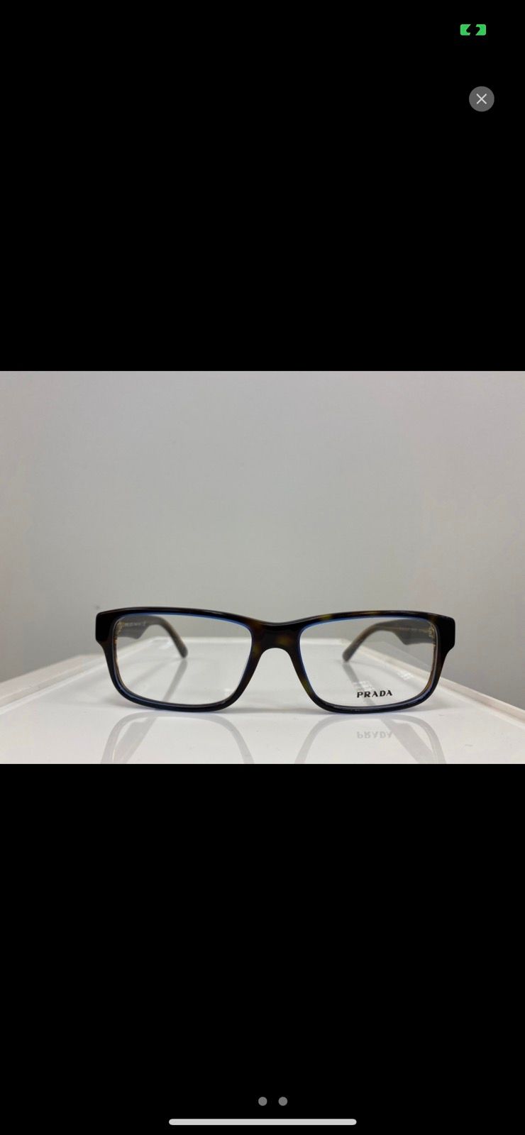 Pre-owned Prada New  Pr16mv Tortoise Shell Glasses Eyeglasses