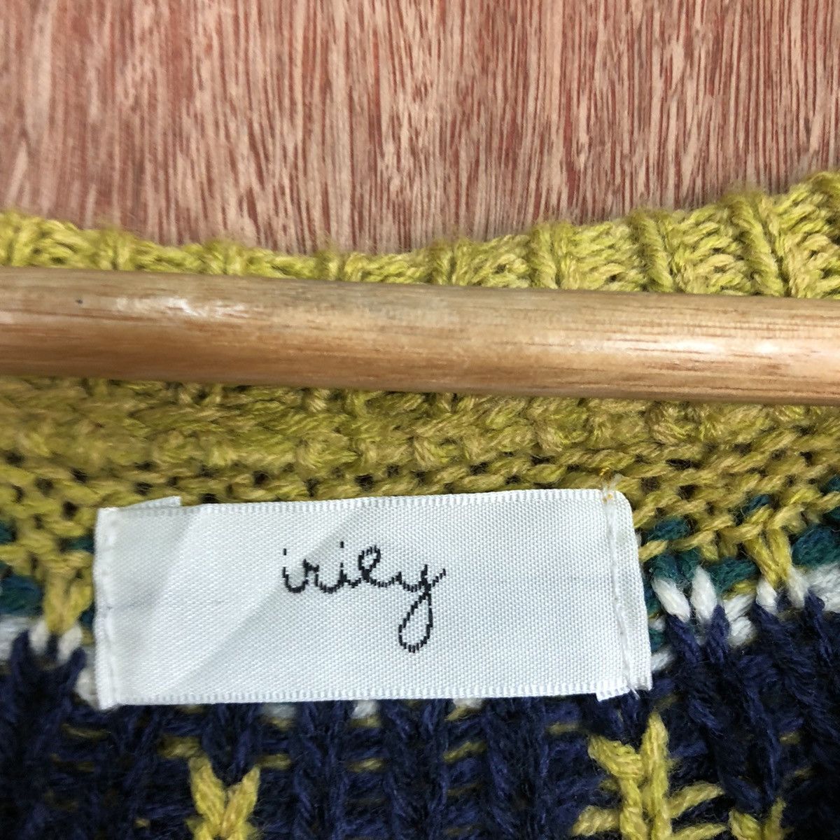 Japanese Brand Iniey Japan Navajo Mustard Knitwear #c867 Size US M / EU 48-50 / 2 - 10 Thumbnail