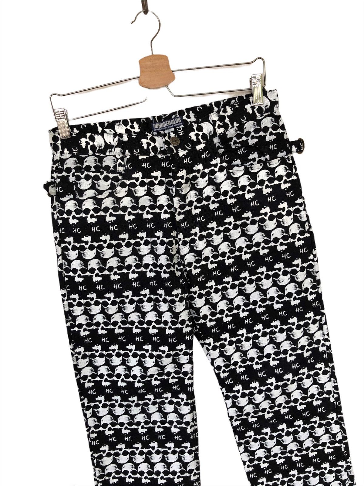 Hysteric Glamour RARE🔥HG 💀 All Overprinted Jacquard Anarchy Pants Size US 30 / EU 46 - 4 Thumbnail
