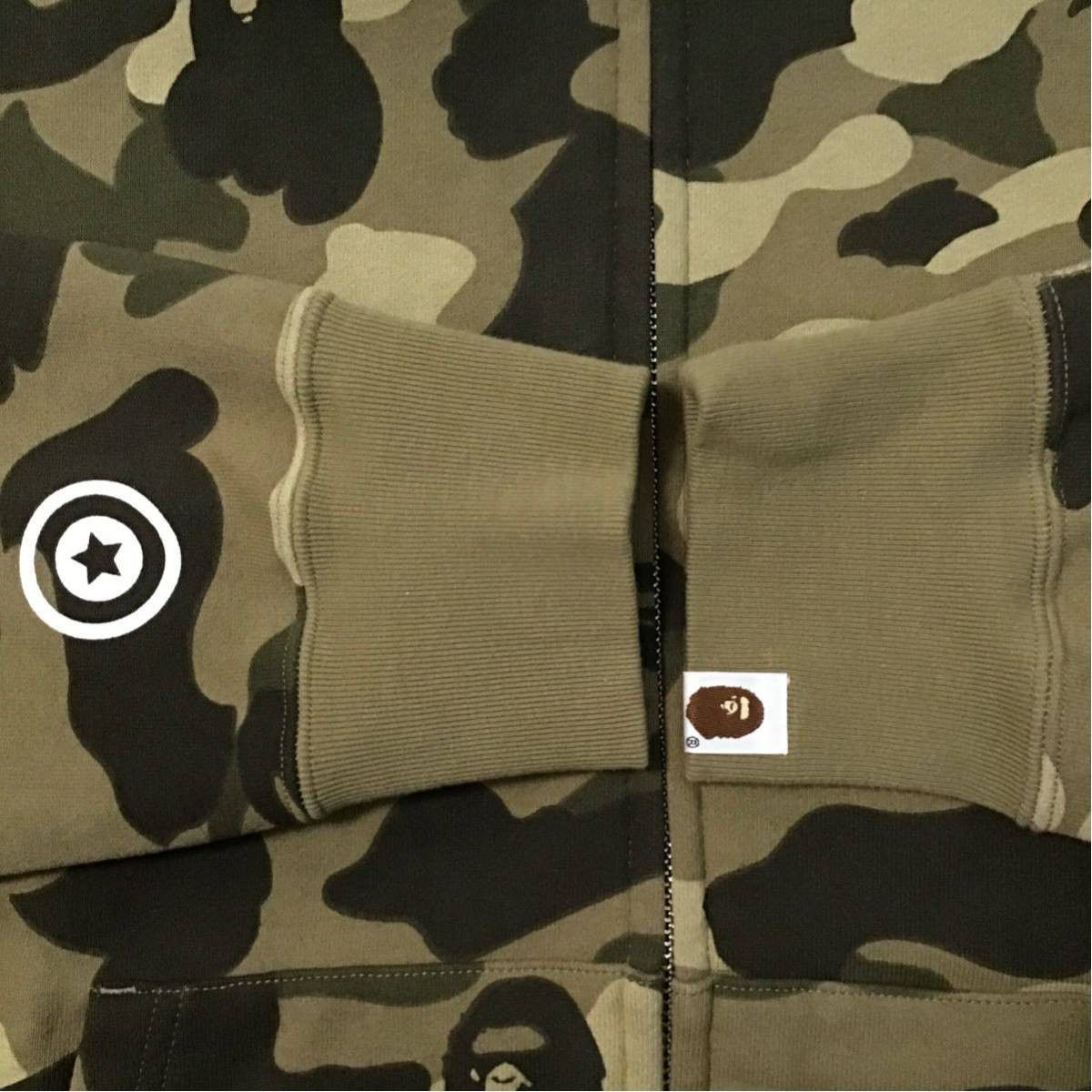 Bape BAPE beige camo Shark full zip hoodie Size US L / EU 52-54 / 3 - 6 Thumbnail