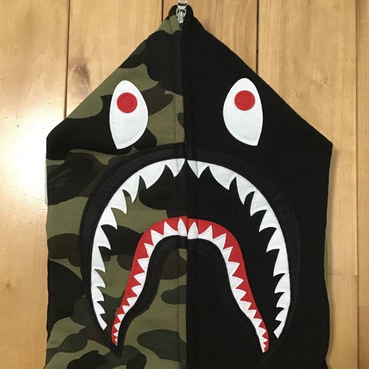 Bape × Pusha T BAPE × PUSHA-T Shark full zip hoodie a bathing ape Size US M / EU 48-50 / 2 - 4 Thumbnail