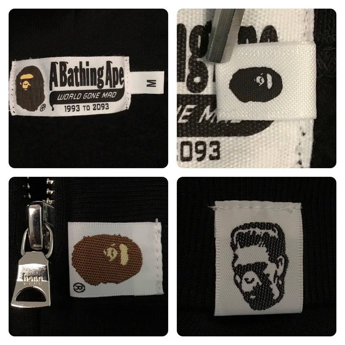 Bape × Pusha T BAPE × PUSHA-T Shark full zip hoodie a bathing ape Size US M / EU 48-50 / 2 - 8 Thumbnail