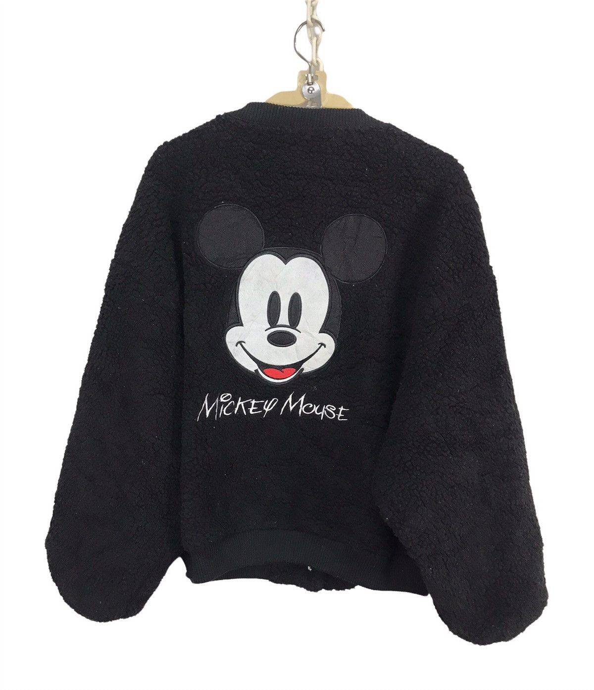 Mickey Mouse Mickey Mouse fleece snap button beggie distressed cardigan Size US M / EU 48-50 / 2 - 2 Thumbnail