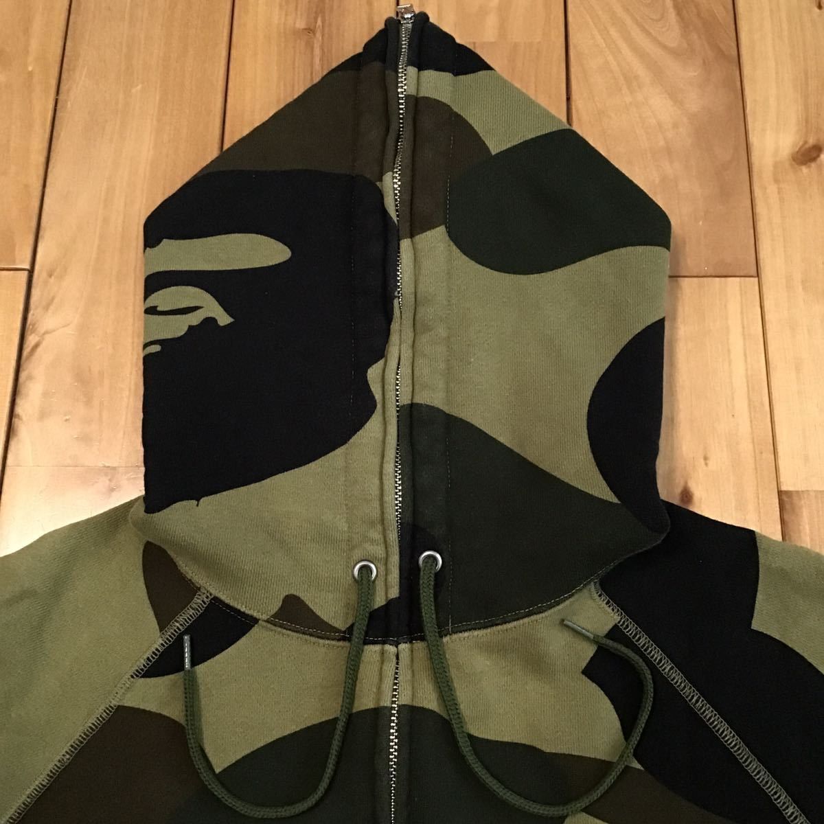 Bape BAPE Giant 1st camo green Full zip hoodie Size US S / EU 44-46 / 1 - 3 Thumbnail