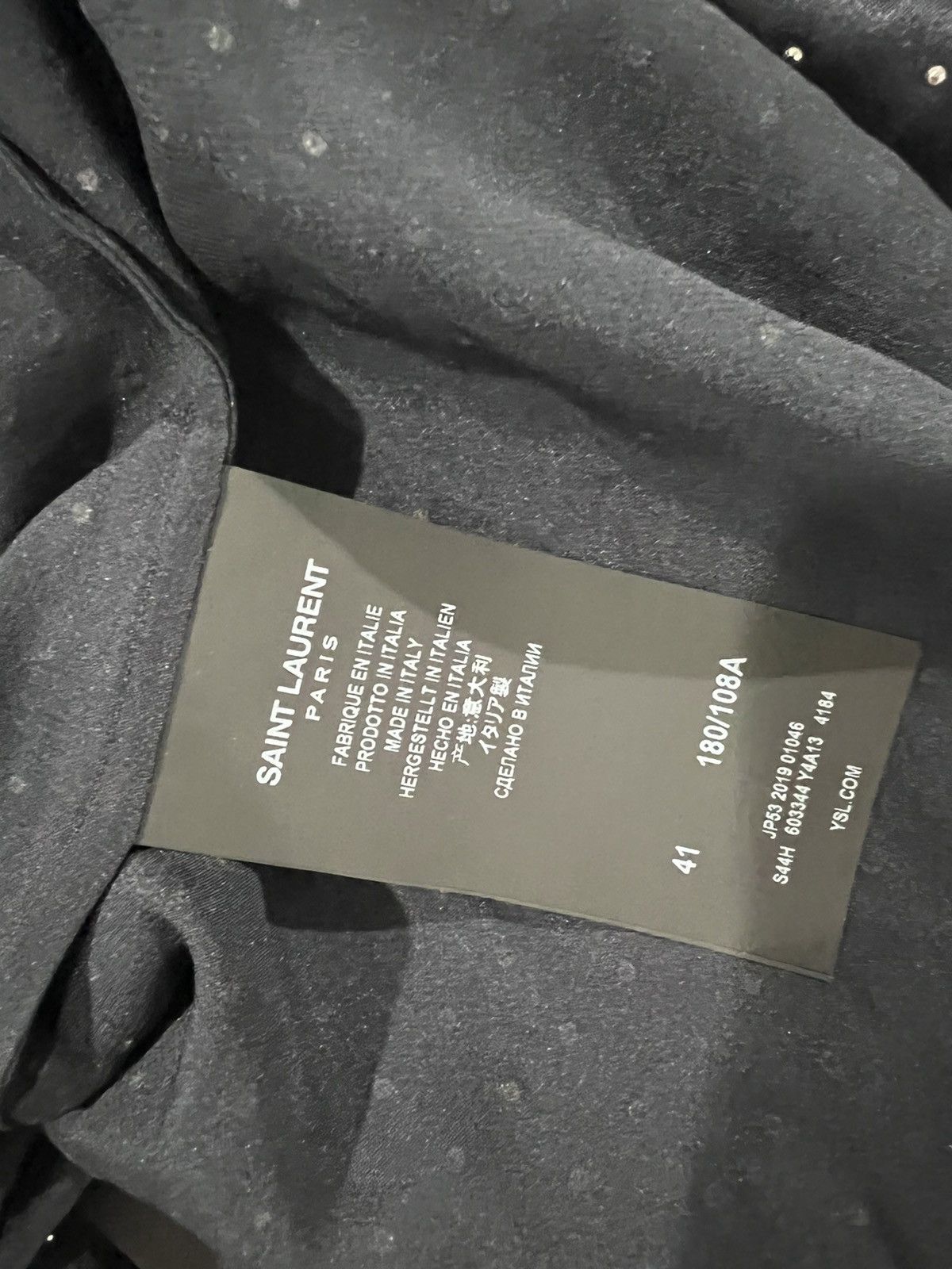 Saint Laurent Paris Saint Laurent studded oversized shirt. 41/16. $1990 Size US XXL / EU 58 / 5 - 4 Thumbnail