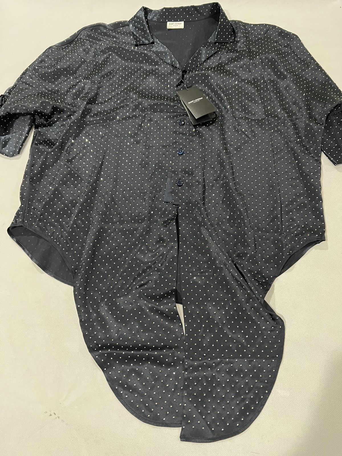 Saint Laurent Paris Saint Laurent studded oversized shirt. 41/16. $1990 Size US XXL / EU 58 / 5 - 2 Thumbnail