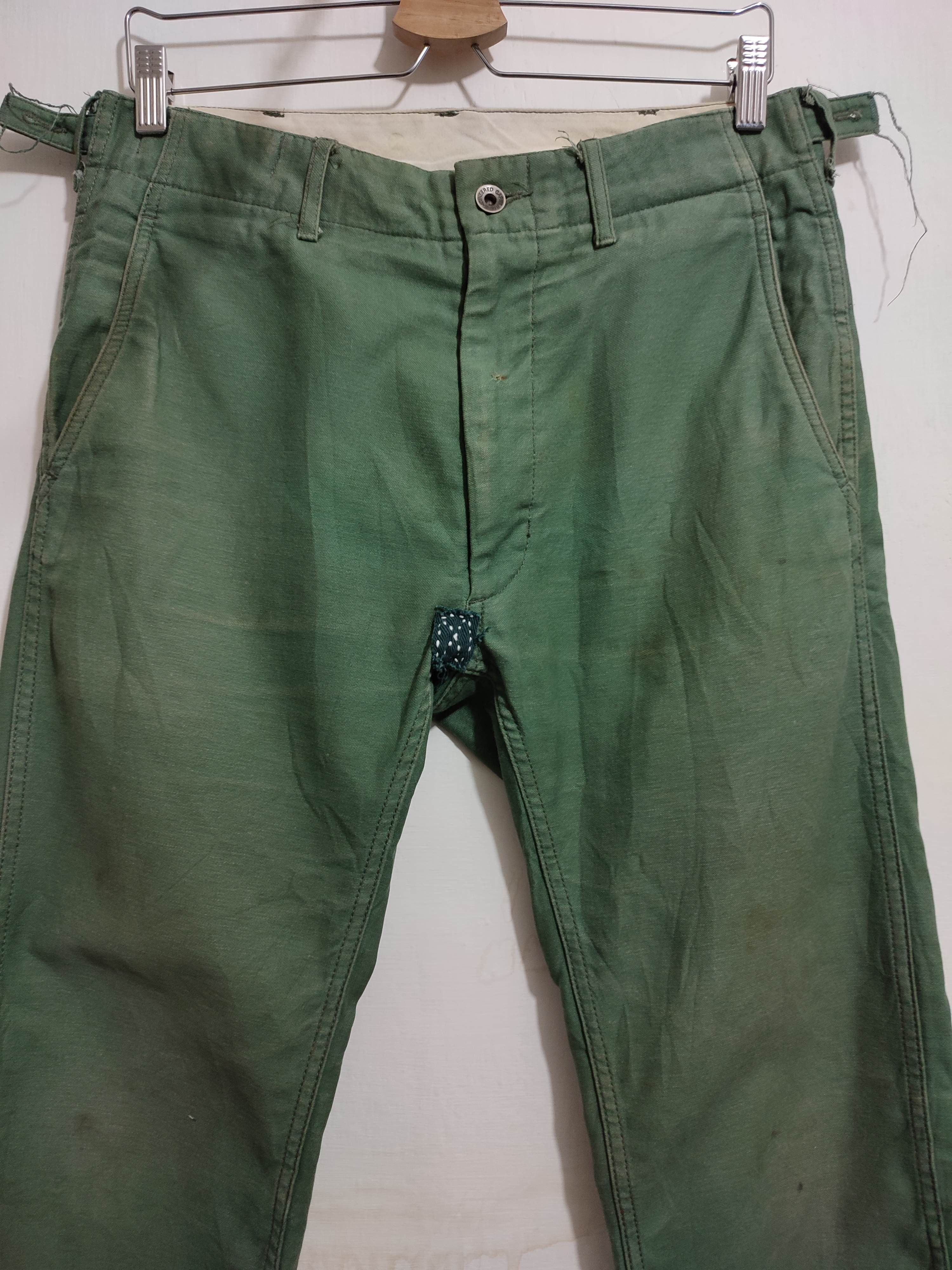 Engineered Garments × Nepenthes 🔥Engineered Garments Olive Cropped Worker Pants Size US 30 / EU 46 - 2 Thumbnail