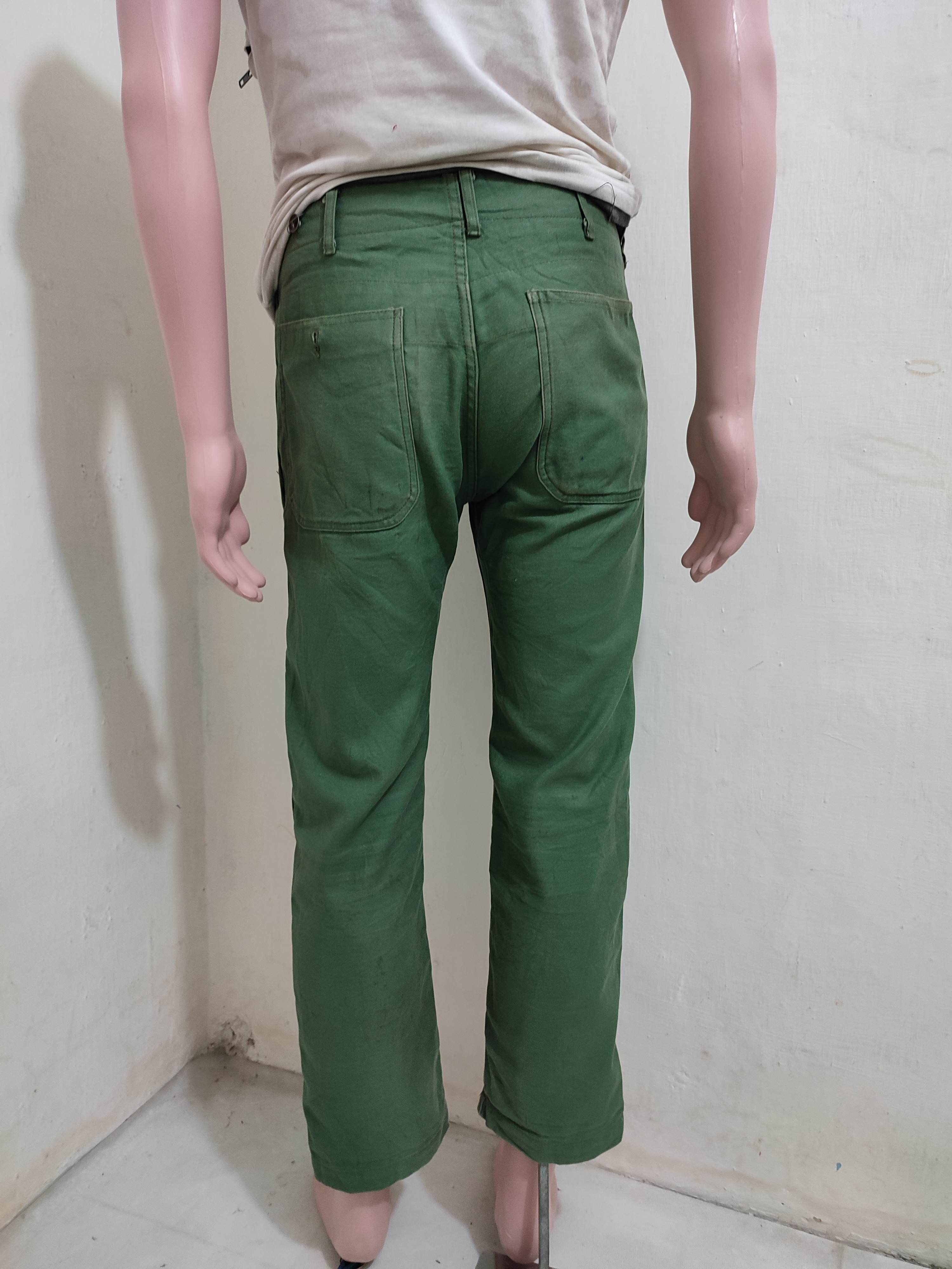 Engineered Garments × Nepenthes 🔥Engineered Garments Olive Cropped Worker Pants Size US 30 / EU 46 - 21 Thumbnail