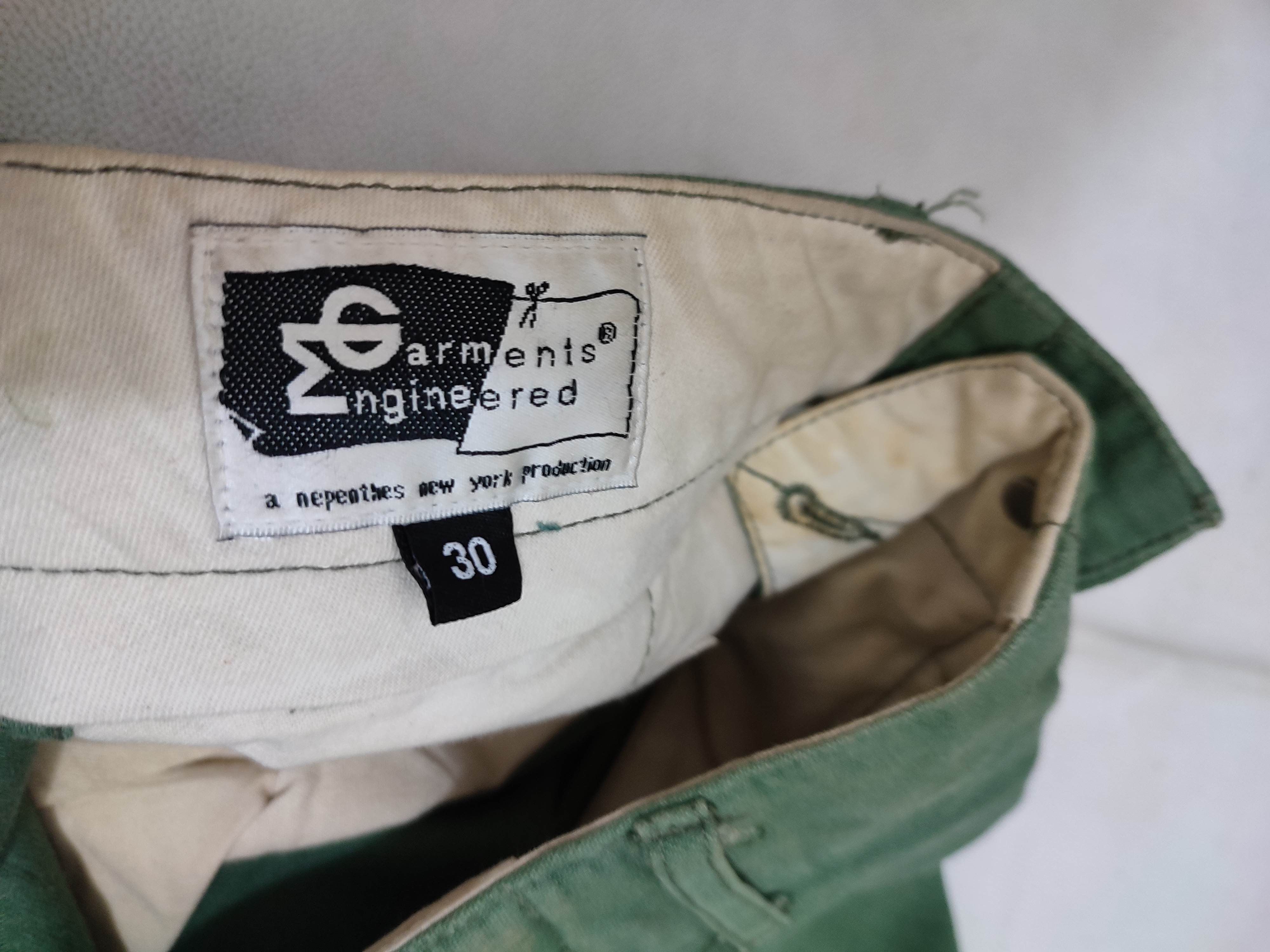 Engineered Garments × Nepenthes 🔥Engineered Garments Olive Cropped Worker Pants Size US 30 / EU 46 - 17 Thumbnail