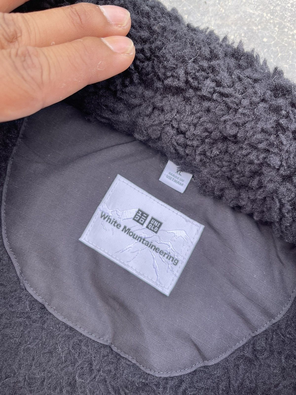 Japanese Brand × Uniqlo × White Mountaineering White Mountaineering Sherpa fleece buttoned pullover Size US XL / EU 56 / 4 - 5 Thumbnail
