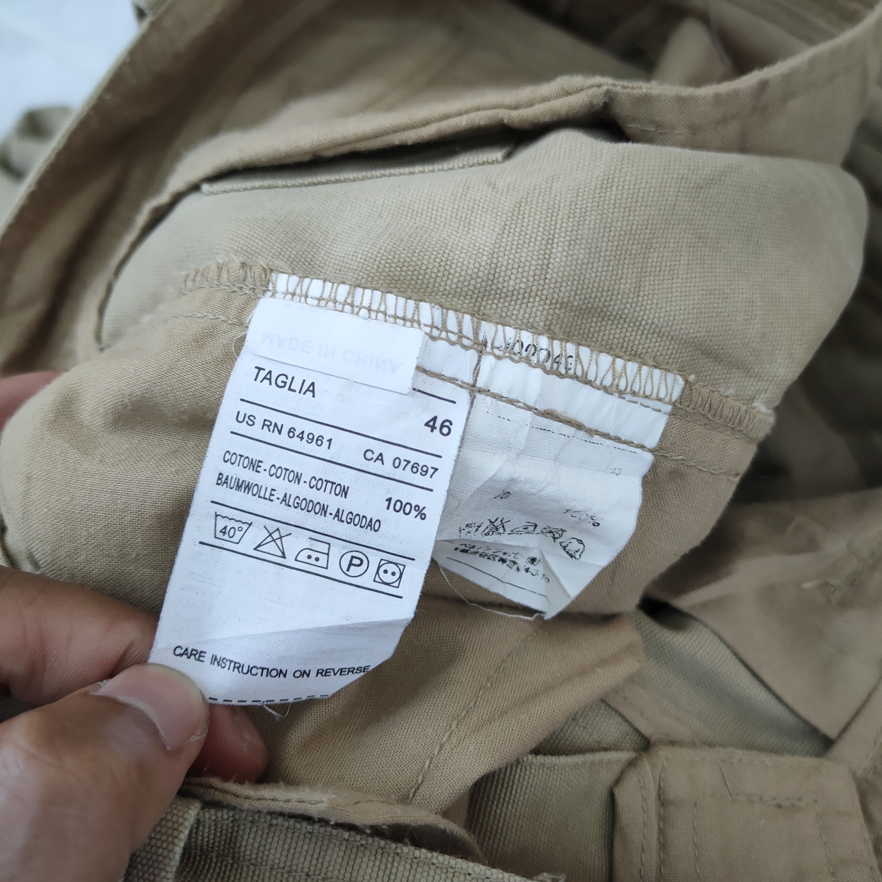 Vintage VINTAGE UC 65 AIR FORCE BAGGY CARGO PANTS Size US 33 - 17 Thumbnail