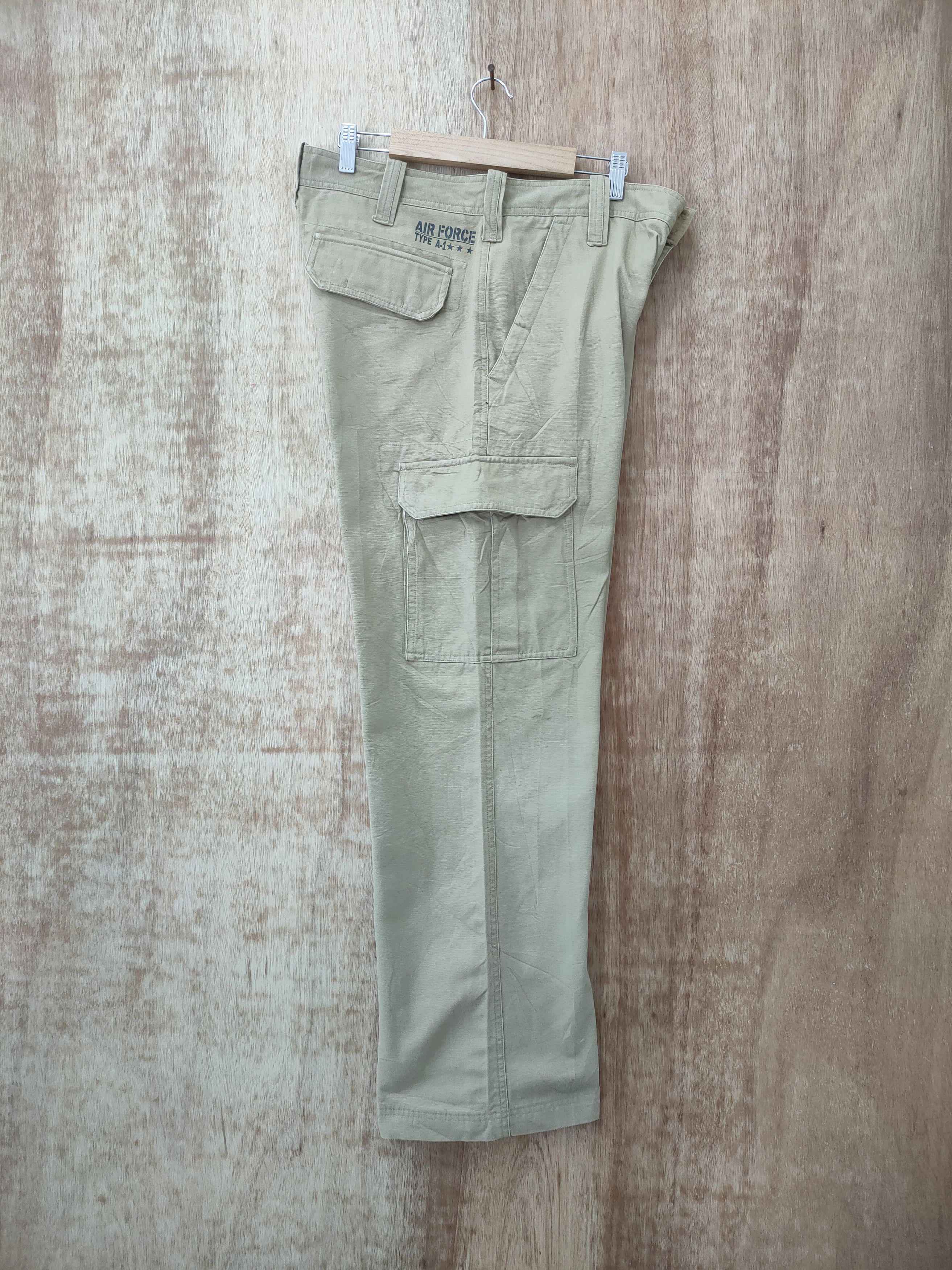 Vintage VINTAGE UC 65 AIR FORCE BAGGY CARGO PANTS Size US 33 - 8 Thumbnail