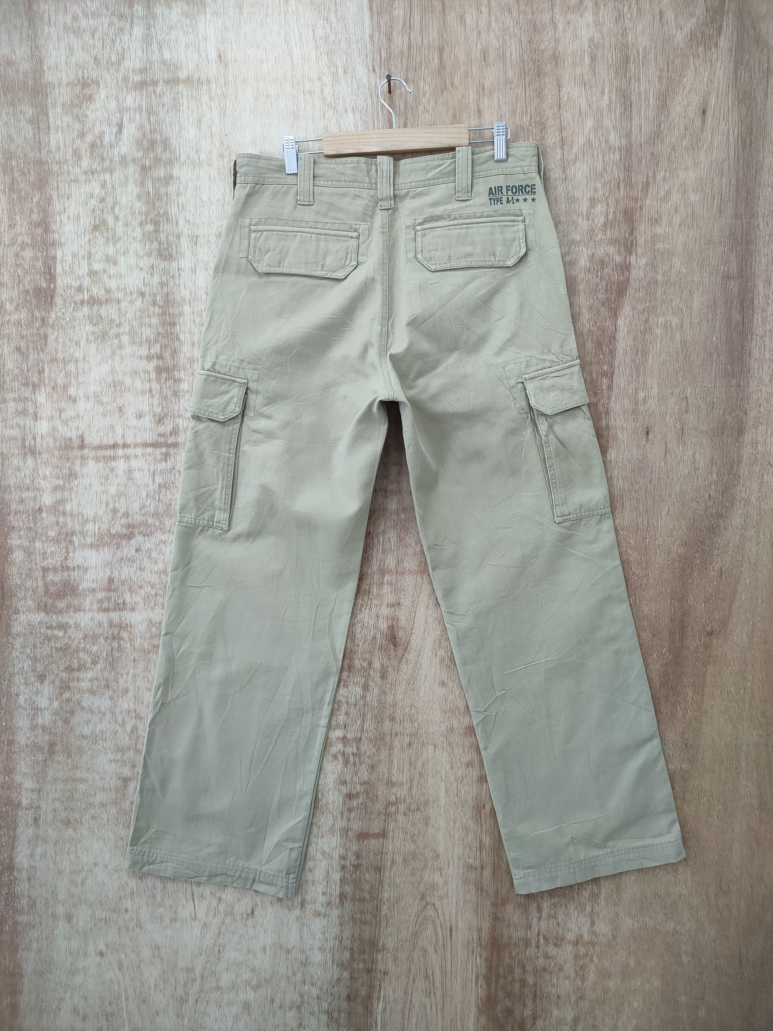 Vintage VINTAGE UC 65 AIR FORCE BAGGY CARGO PANTS Size US 33 - 1 Thumbnail