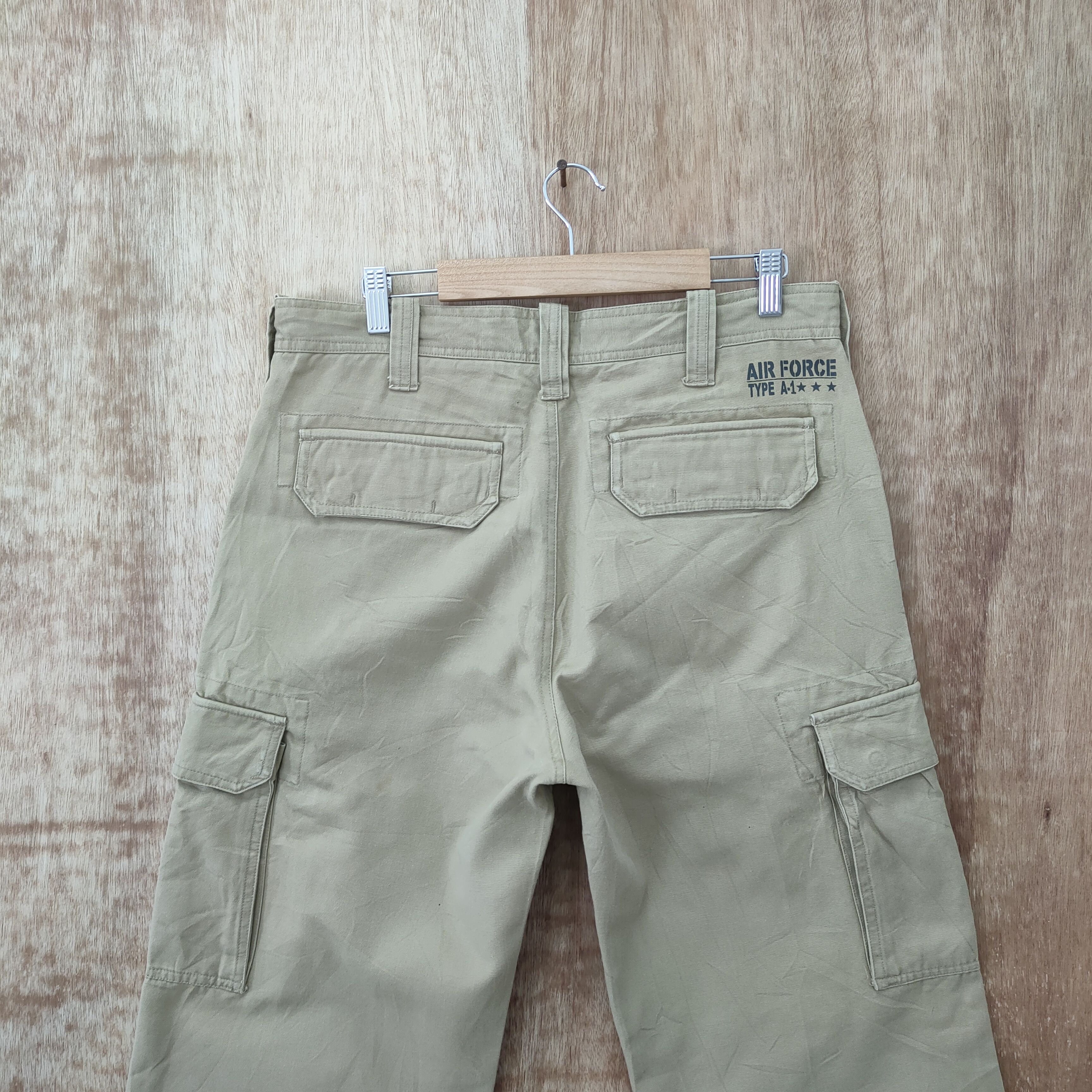 Vintage VINTAGE UC 65 AIR FORCE BAGGY CARGO PANTS Size US 33 - 9 Thumbnail