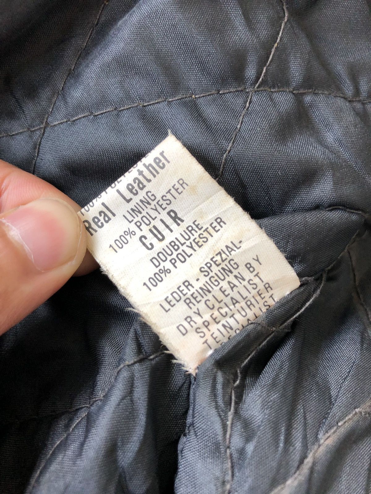 Genuine Leather Cuirs 🇬🇧 Futter Leather Horsehide Double Collar Biker Jacket Size US M / EU 48-50 / 2 - 9 Thumbnail