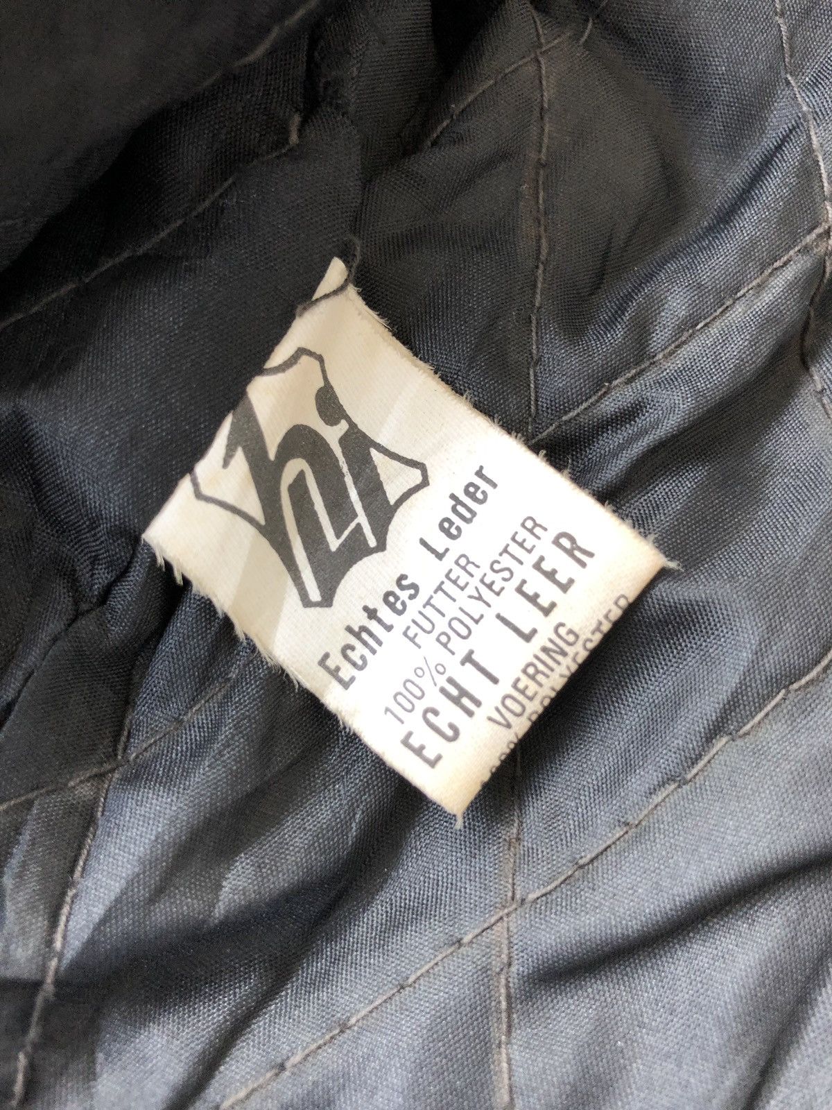 Genuine Leather Cuirs 🇬🇧 Futter Leather Horsehide Double Collar Biker Jacket Size US M / EU 48-50 / 2 - 8 Thumbnail