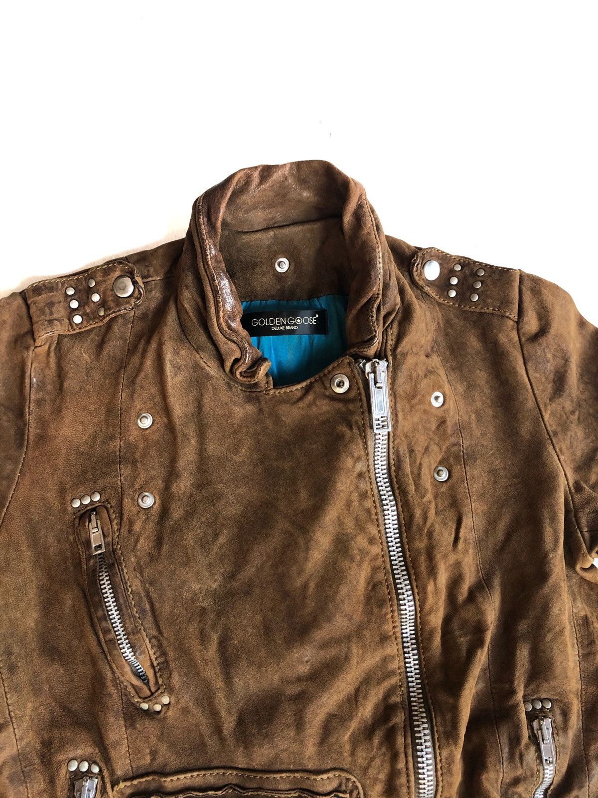 Golden Goose DOPE🔥OG Golden Goose Chiodo Leather Jacket Biker Size US S / EU 44-46 / 1 - 4 Thumbnail