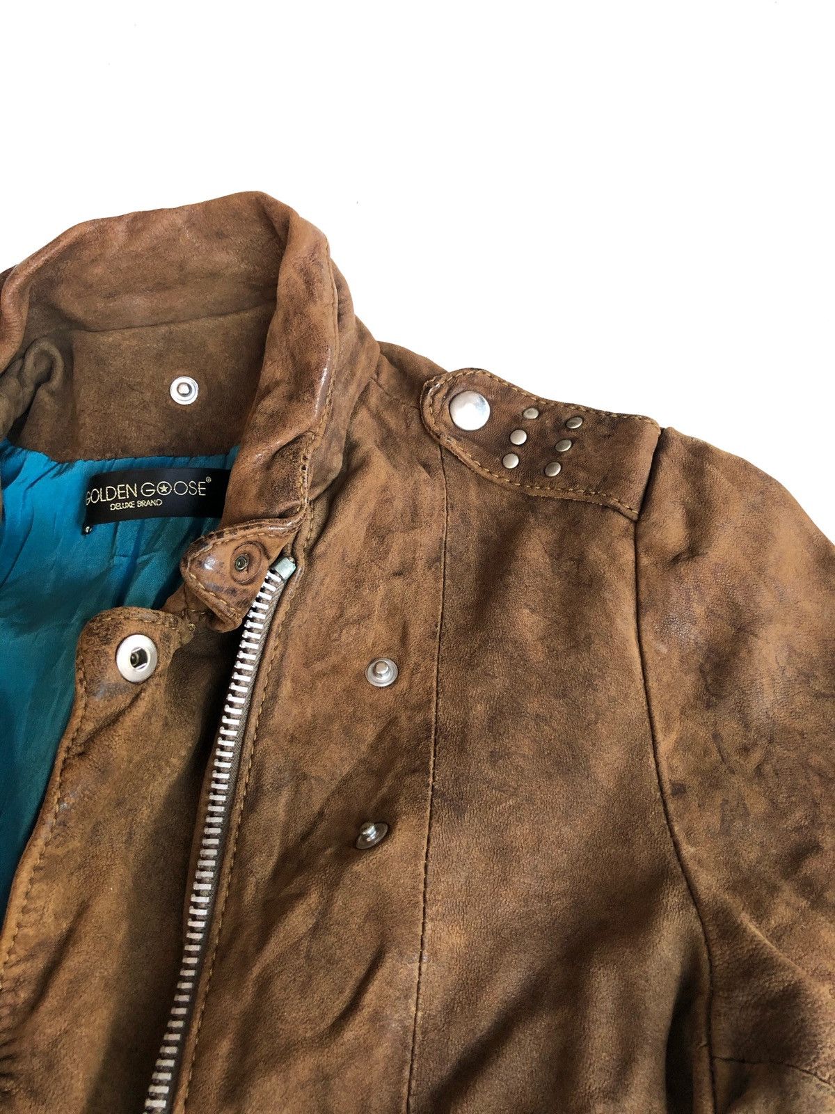 Golden Goose DOPE🔥OG Golden Goose Chiodo Leather Jacket Biker Size US S / EU 44-46 / 1 - 11 Thumbnail