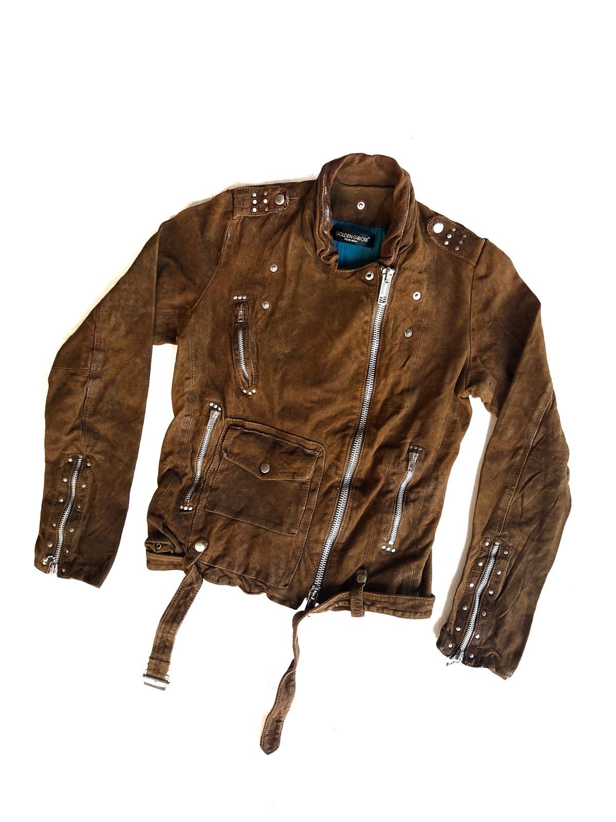 Golden Goose DOPE🔥OG Golden Goose Chiodo Leather Jacket Biker Size US S / EU 44-46 / 1 - 3 Thumbnail