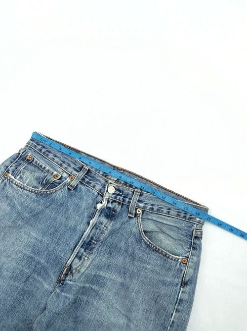 Levi's × Vintage Vintage Levis 501 Straight Leg Distressed Jeans 32x34 Size US 32 / EU 48 - 9 Thumbnail