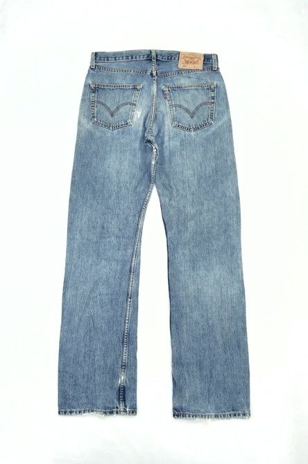 Levi's × Vintage Vintage Levis 501 Straight Leg Distressed Jeans 32x34 Size US 32 / EU 48 - 2 Thumbnail
