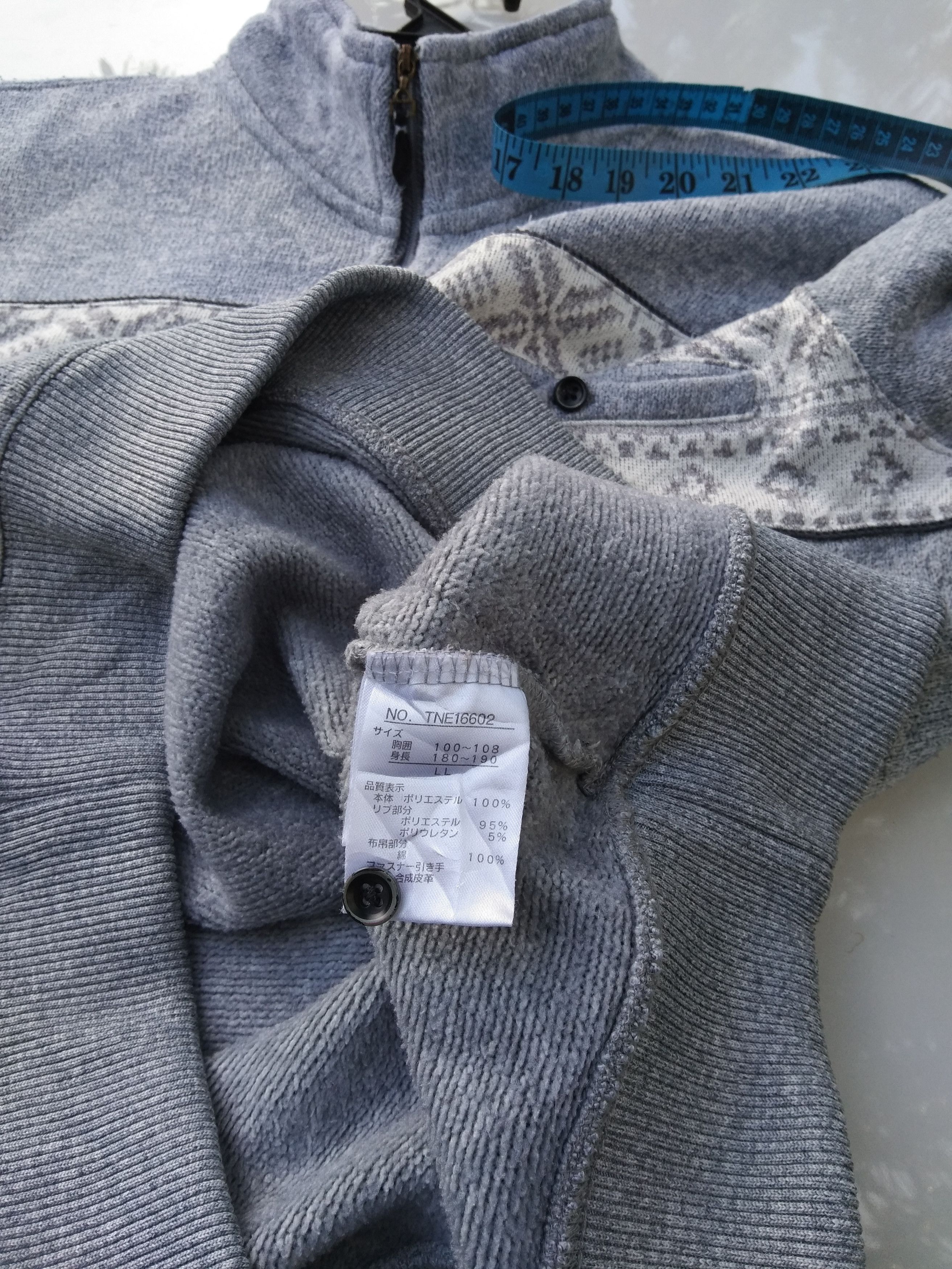 Japanese Brand GRACEFUL DAY'S MEN'S KNIT SWEATER TURTLENECK COLLAR ZIPPER Size US M / EU 48-50 / 2 - 8 Thumbnail
