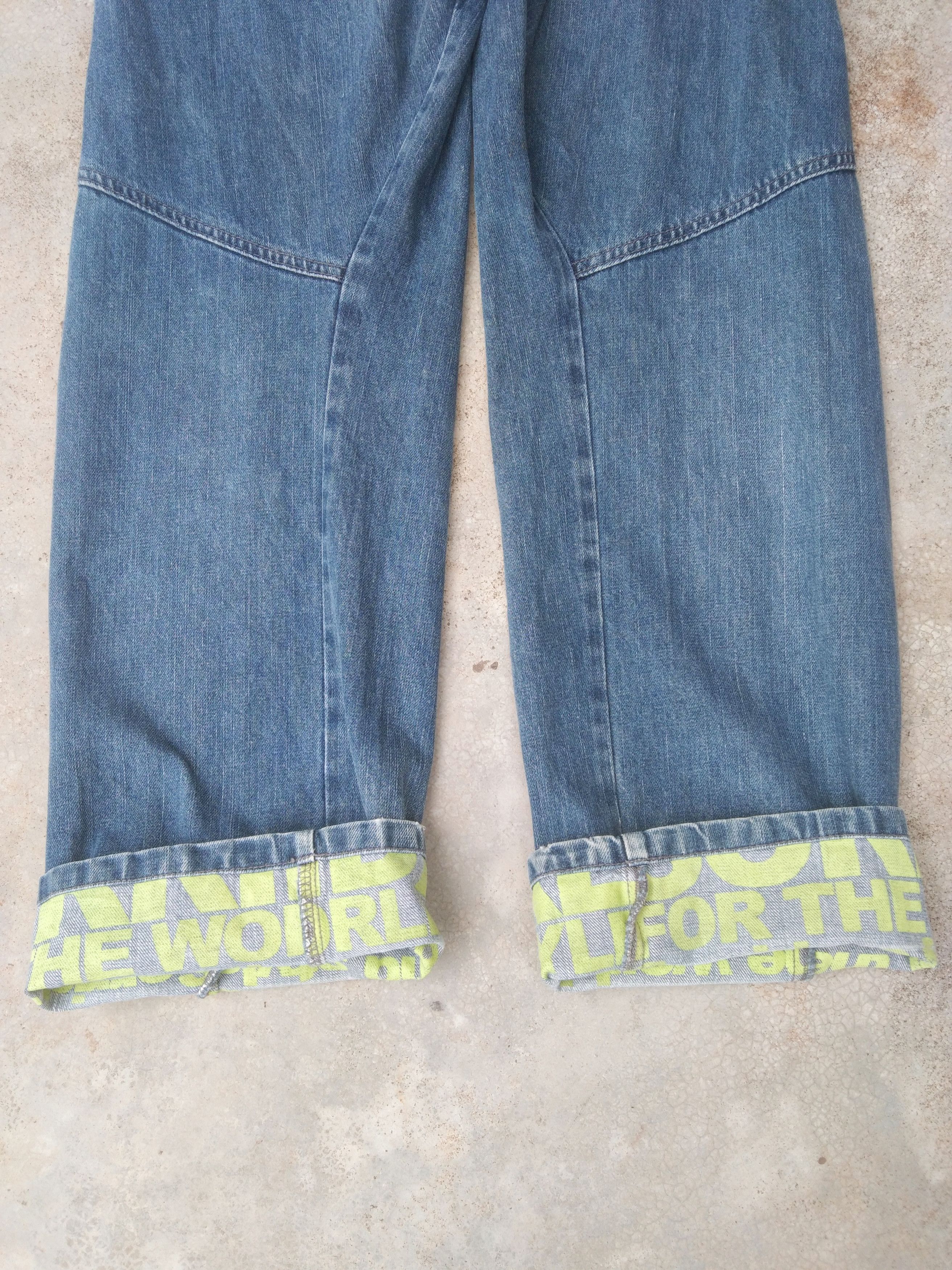 Japanese Brand × Vintage Japan Double Waist Engineered Jeans Retro Punk Style 30x32 Size US 30 / EU 46 - 3 Thumbnail