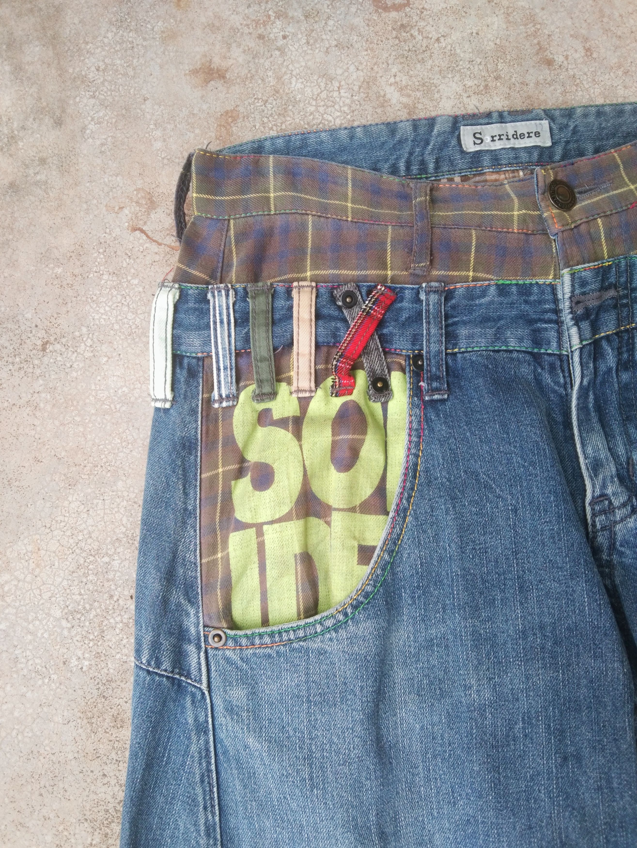 Japanese Brand × Vintage Japan Double Waist Engineered Jeans Retro Punk Style 30x32 Size US 30 / EU 46 - 6 Thumbnail