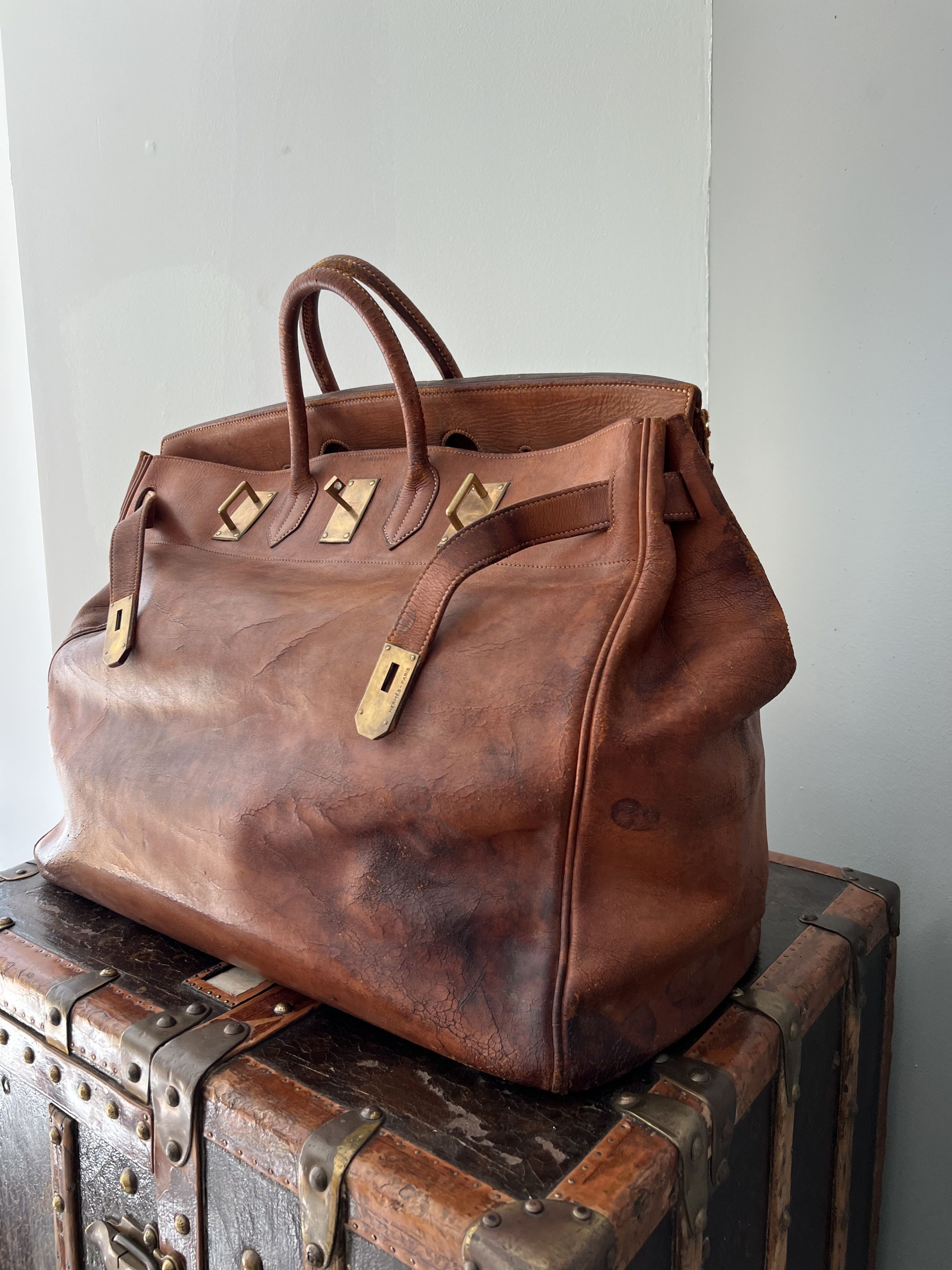 Hermes Vintage Haut à Courroies - BEAT UP BIRKIN BAG Size ONE SIZE - 5 Thumbnail