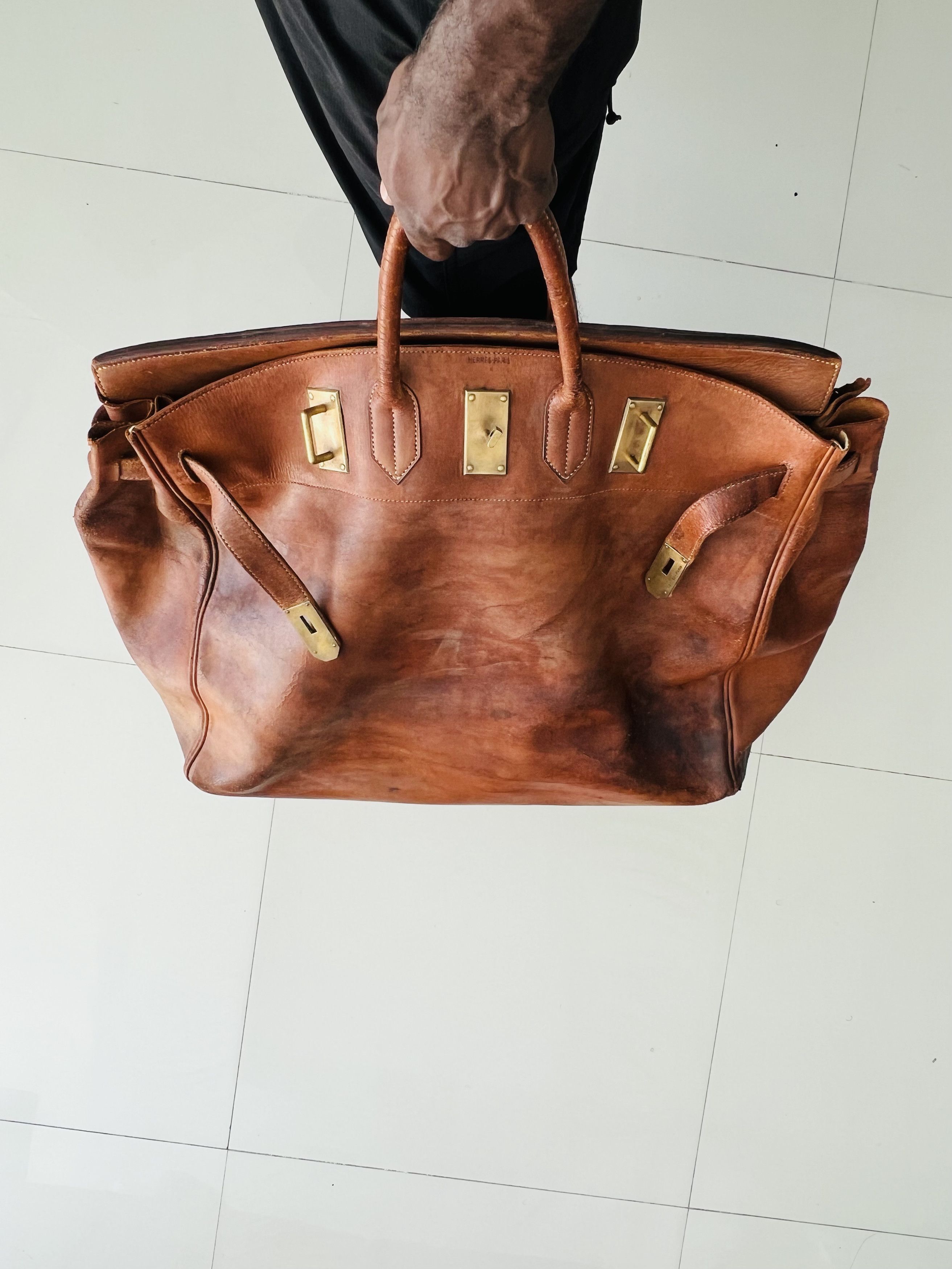 Hermes Vintage Haut à Courroies - BEAT UP BIRKIN BAG Size ONE SIZE - 2 Thumbnail