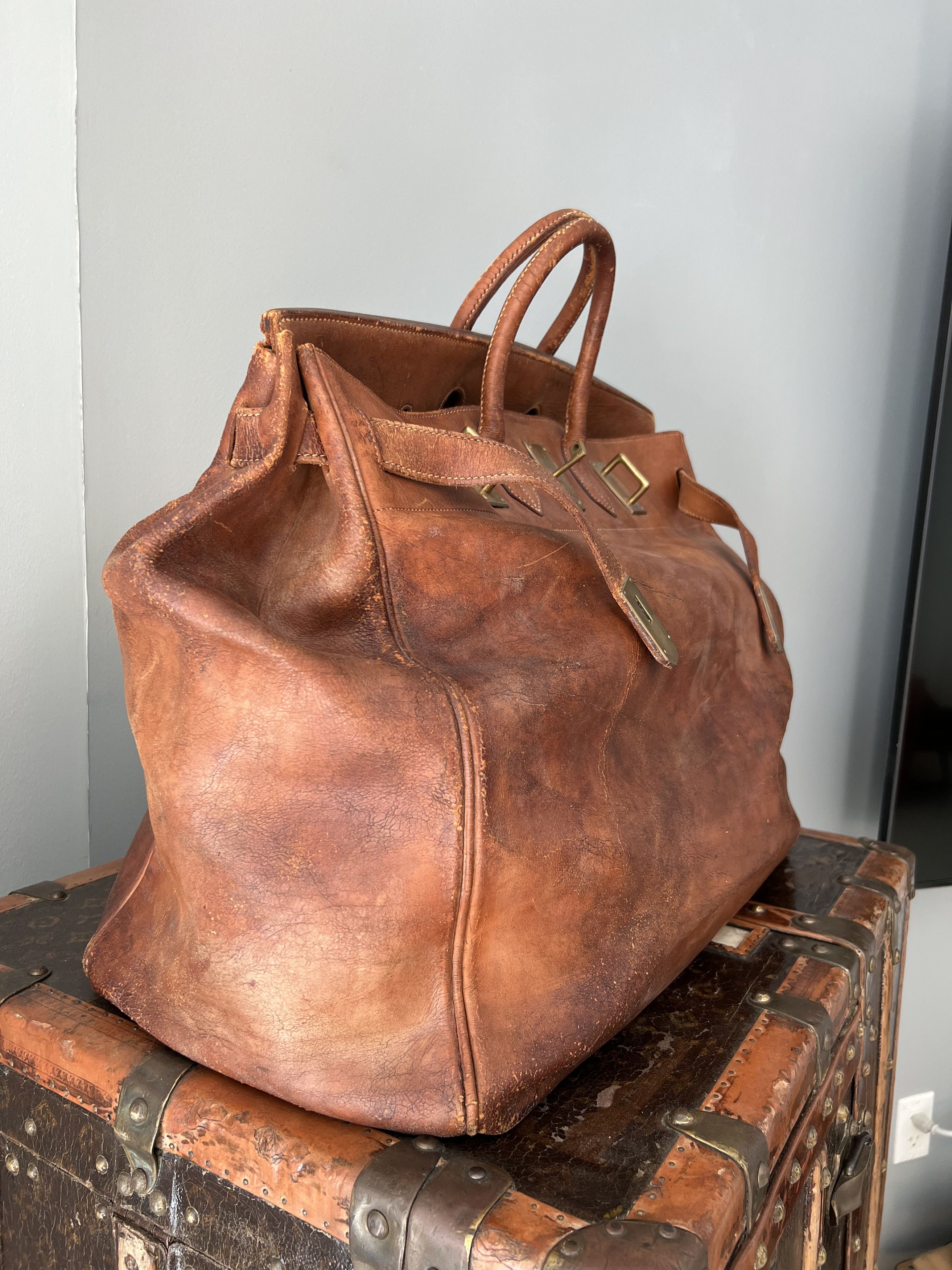 Hermes Vintage Haut à Courroies - BEAT UP BIRKIN BAG Size ONE SIZE - 3 Thumbnail